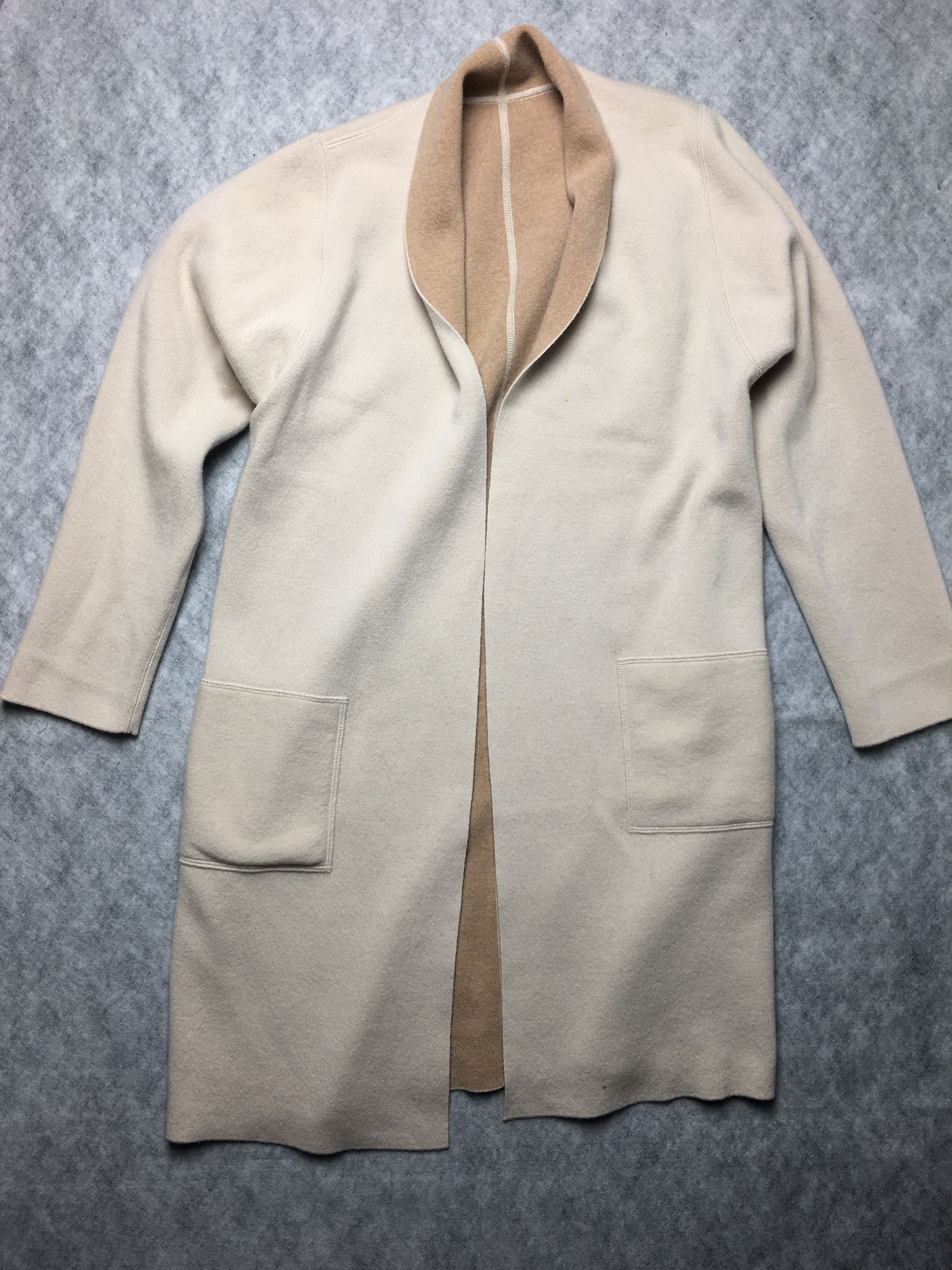 Max Mara Max Mara Studio Wool Open Coat Cardigan Size ONE SIZE - 5 Thumbnail