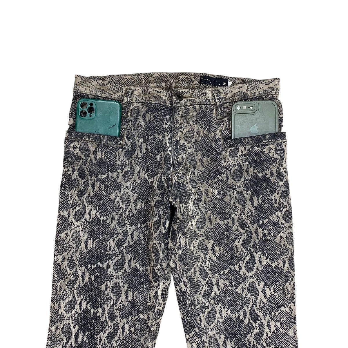 L7 Real Hip L7 Real Hip Snakeskin Flared Pants Size US 28 / EU 44 - 3 Thumbnail