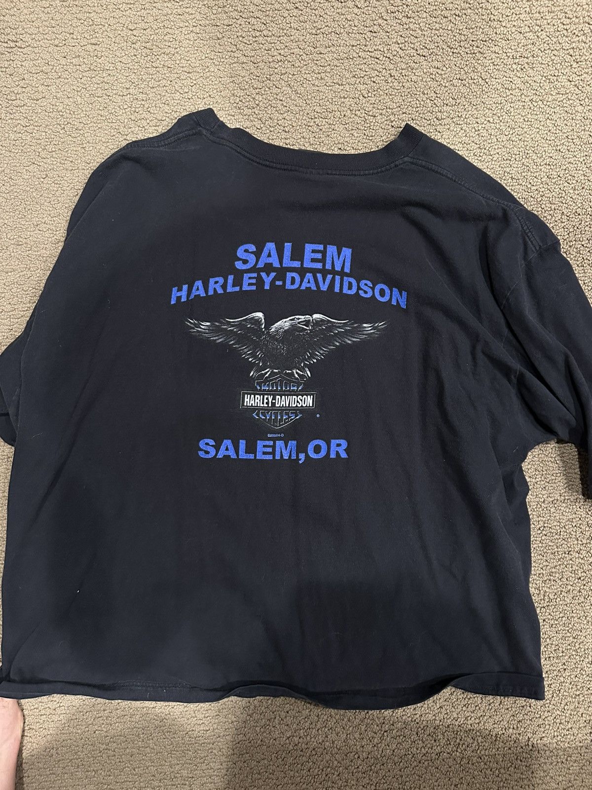 Harley Davidson × Vintage Vintage Oversized Harley Davidson Tee Size US XL / EU 56 / 4 - 3 Thumbnail