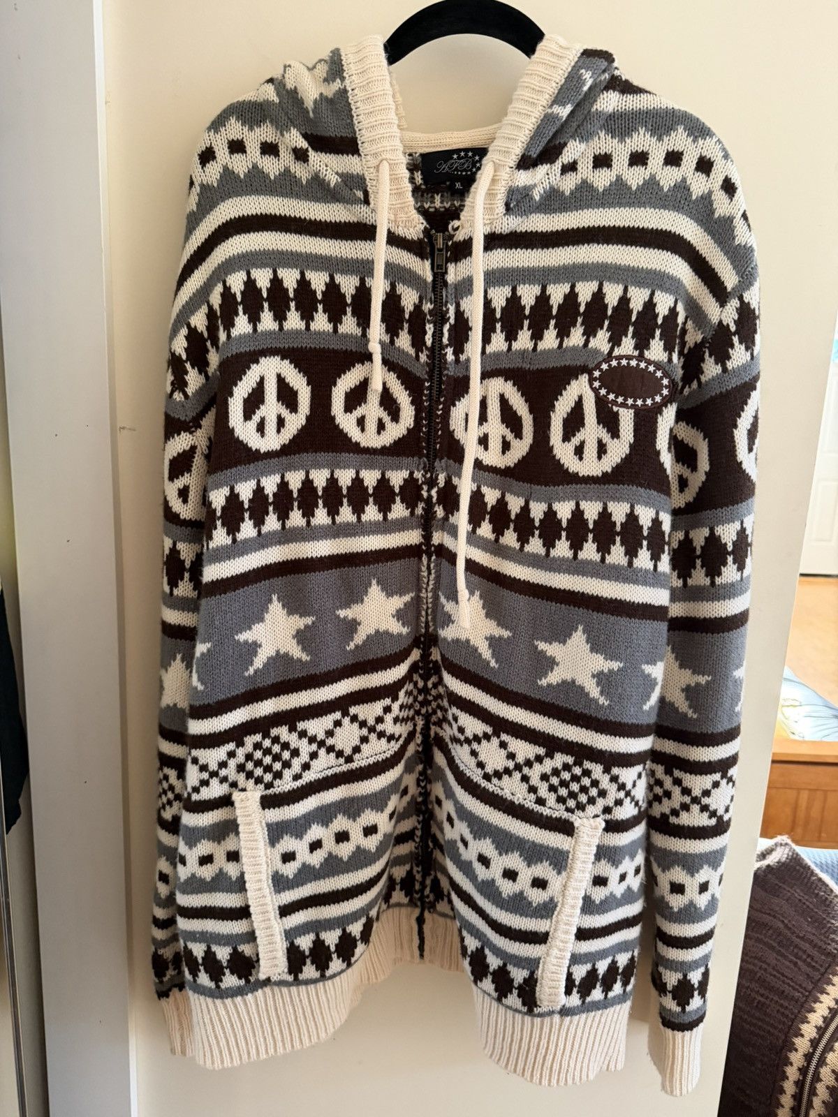 Other afb knit zip up sweater Size US XL / EU 56 / 4 - 1 Thumbnail