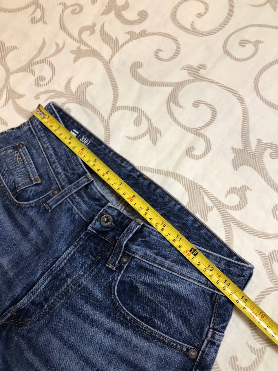 G-Star G STAR RAW 3301 Regular Tapered Jeans Button Fly Size US 29 - 13 Thumbnail