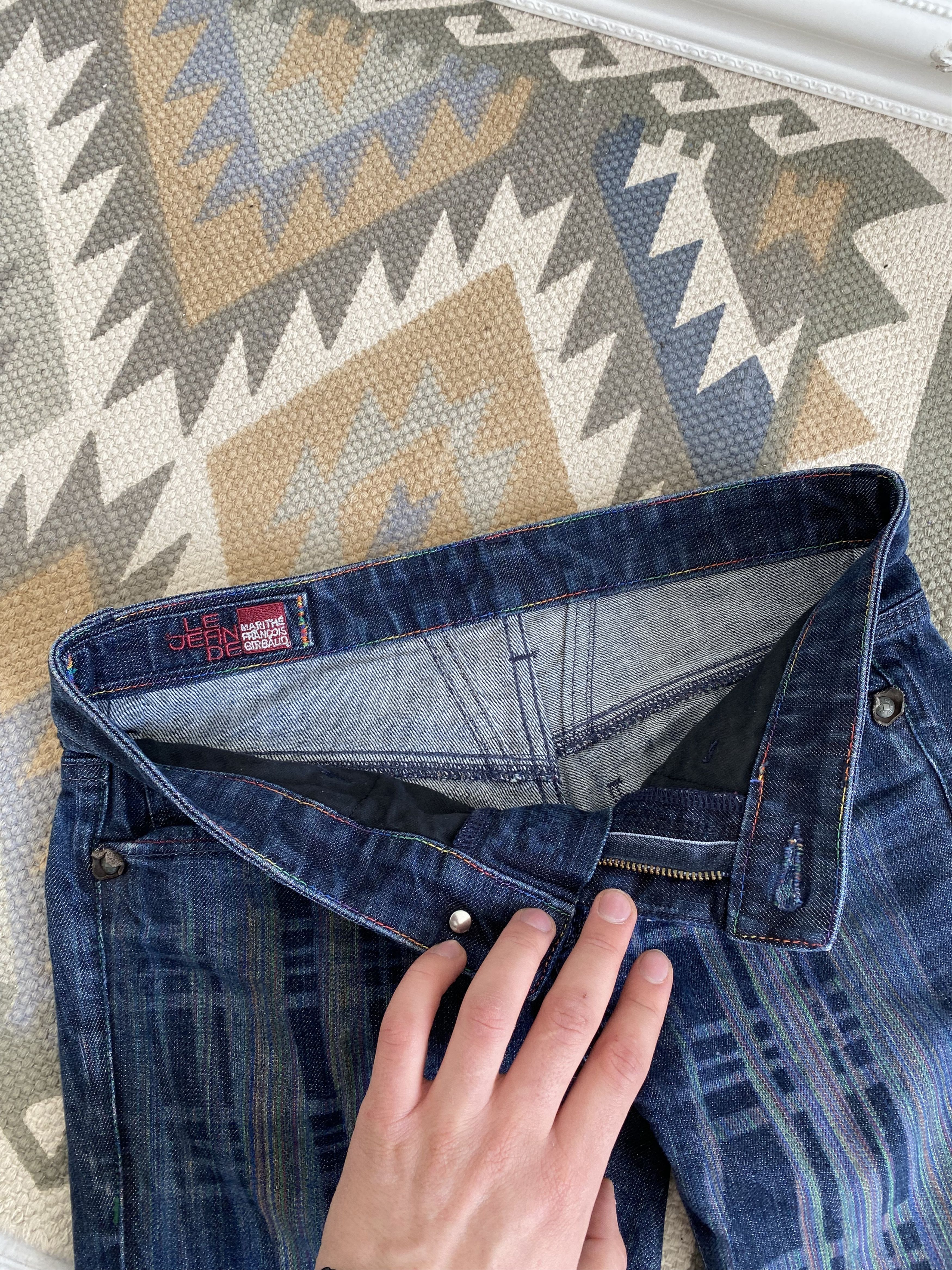 Marithe + Francois Girbaud Marithe Francois Girbaud Cotton Denim Slim Jeans Size 27" / US 4 / IT 40 - 11 Thumbnail
