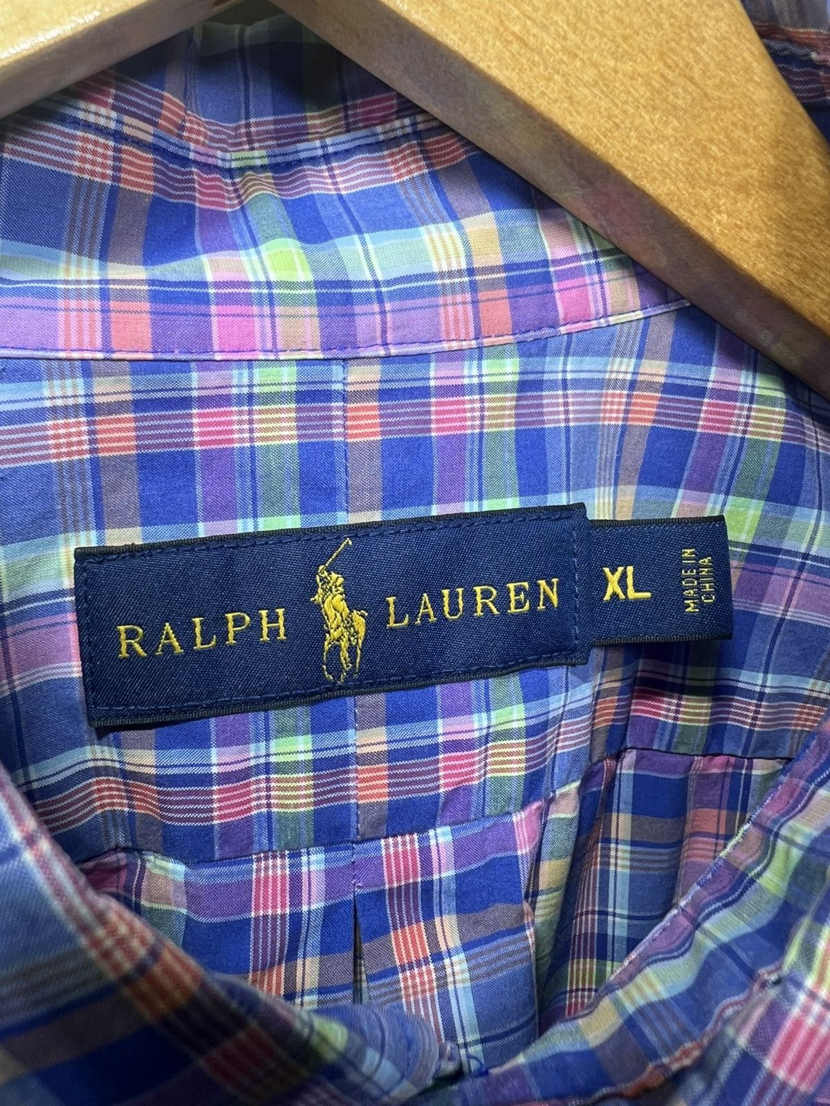 Polo Ralph Lauren Polo Ralph Lauren Long Sleeve Shirt Pink/Blue/Green Sz XL Size US XL / EU 56 / 4 - 3 Thumbnail