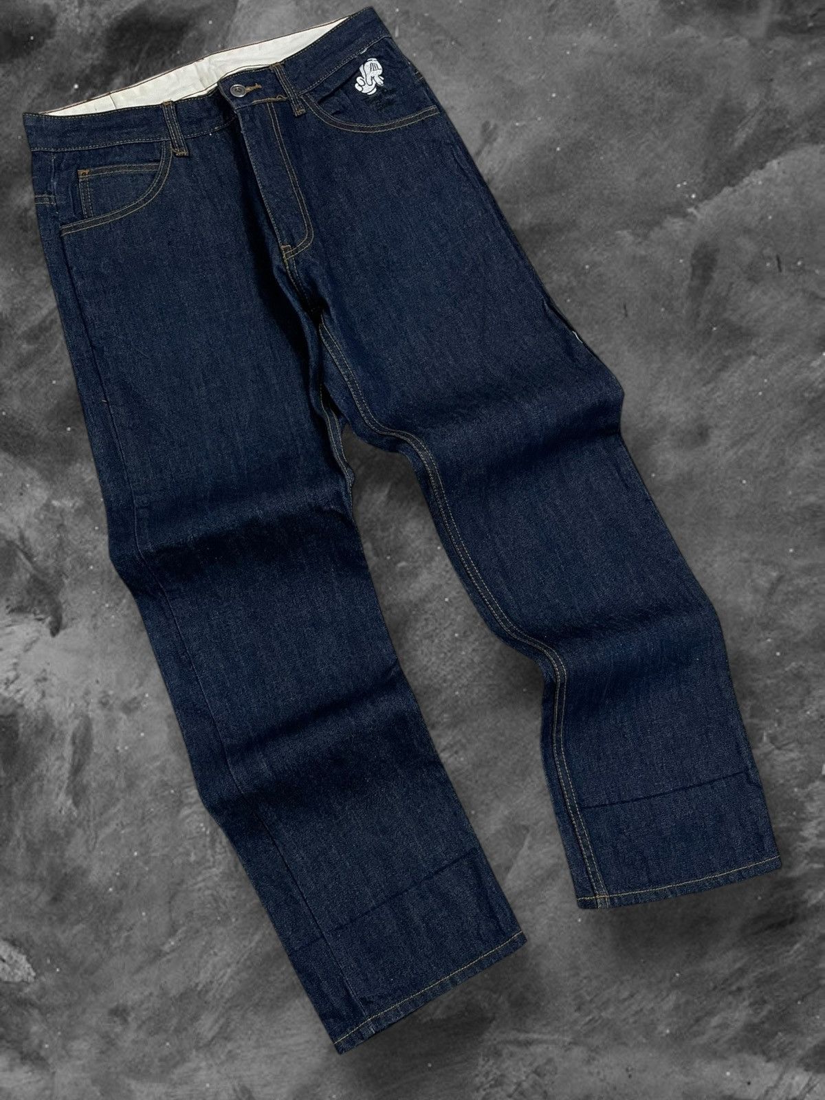 Japanese Brand Vintage Y2K Designer Japan LateComer Streetwear Mickey Denim Size US 32 / EU 48 - 9 Thumbnail
