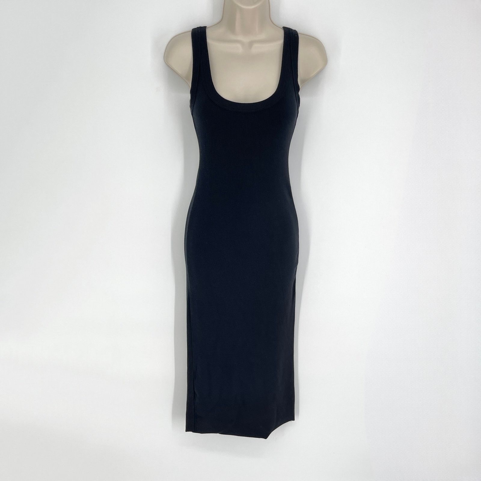 Cotton Citizen NEW Verona Midi Rib Knit Dress *FLAW* Sz S