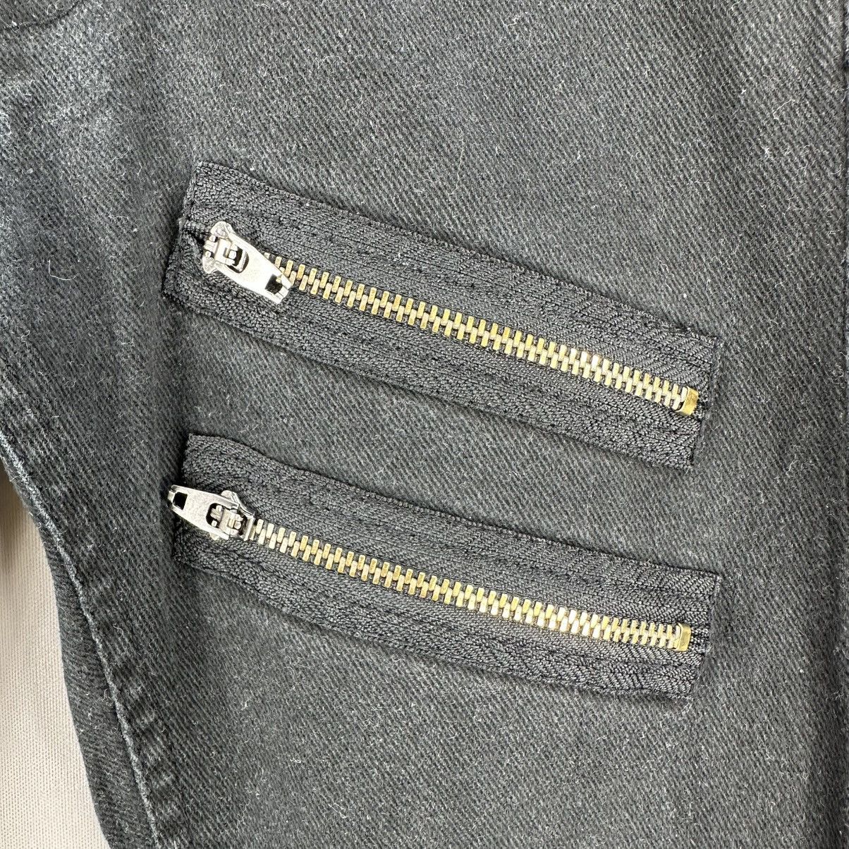 If Six Was Nine Vintage 90's Rad Custom Skinny Jeans Skull and Britain Flag Size 25" / US 0 / IT 36 - 3 Thumbnail