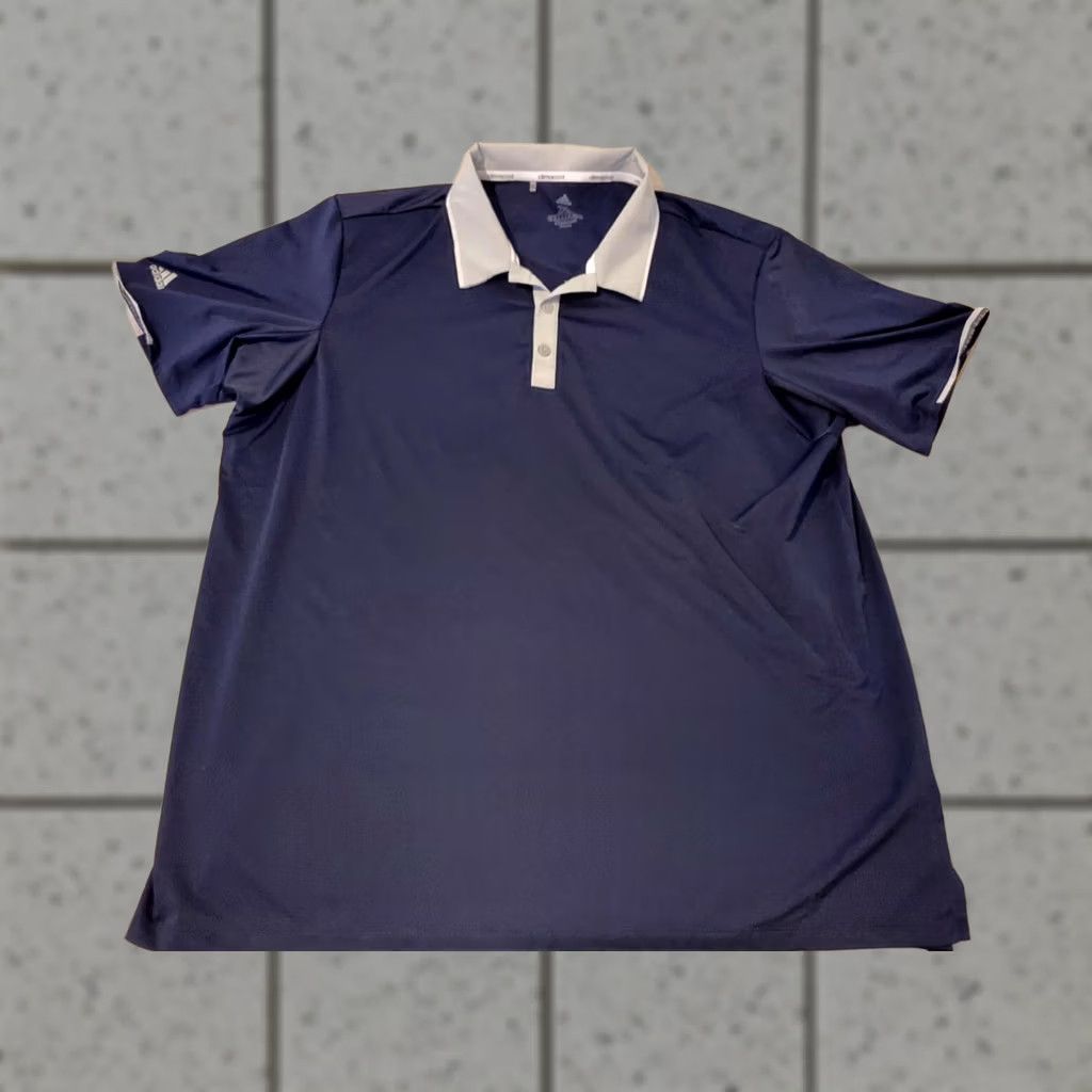 Adidas adidas Polo Shirt 2XL XXL Athletic Golf Blue Mens Size US XXL / EU 58 / 5 - 1 Thumbnail