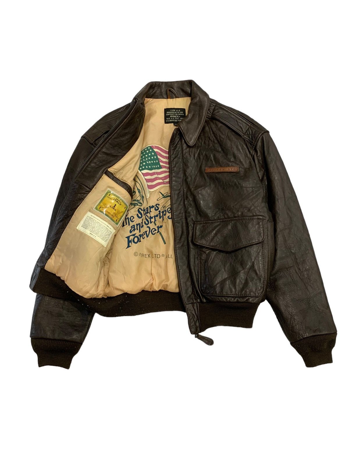 Avirex AVIREX CHOCTAW INDIAN VARSITY FOOTBALL JACKET | Grailed