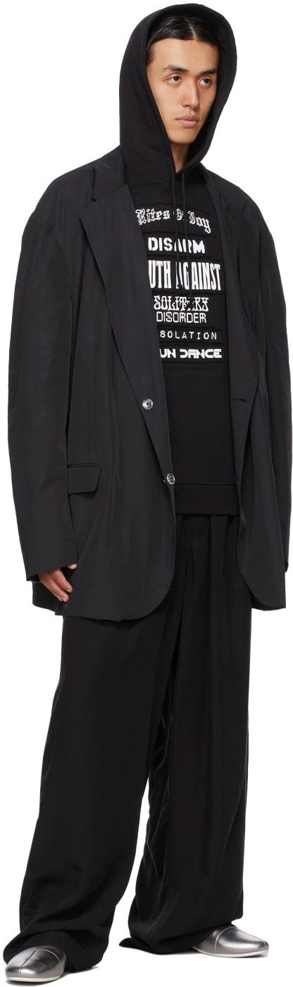 Raf Simons Raf Simons Black 'Rites Of Joy' Hoodie Size US L / EU 52-54 / 3 - 9 Thumbnail