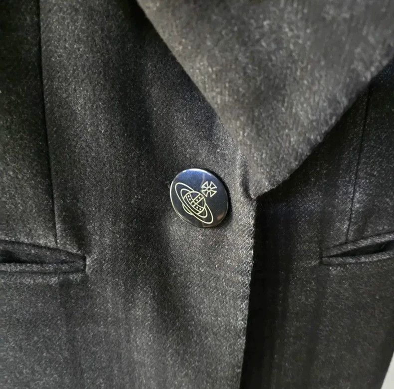 Vivienne Westwood Vivienne Westwood Black checkered wool coat Size M / US 6-8 / IT 42-44 - 3 Thumbnail