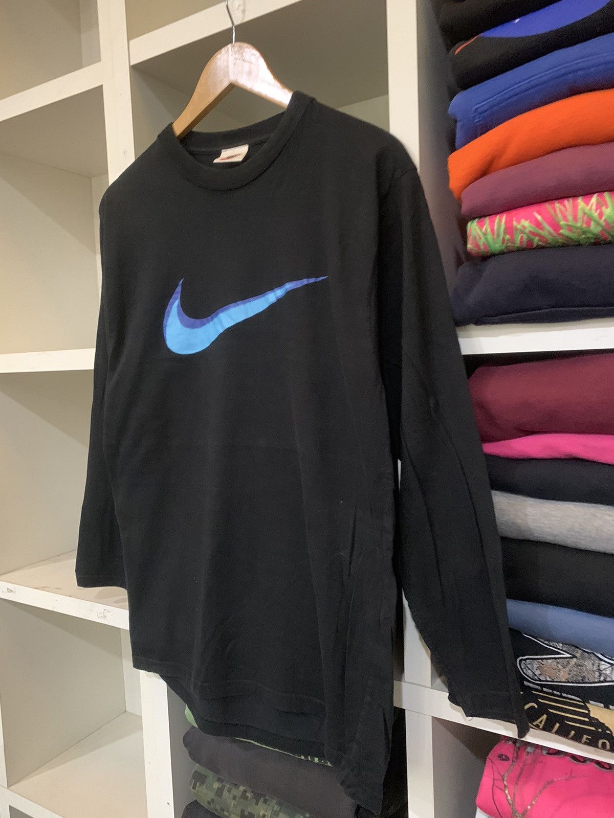 Nike Vintage Nike Swoosh Big Logo Size US L / EU 52-54 / 3 - 3 Thumbnail