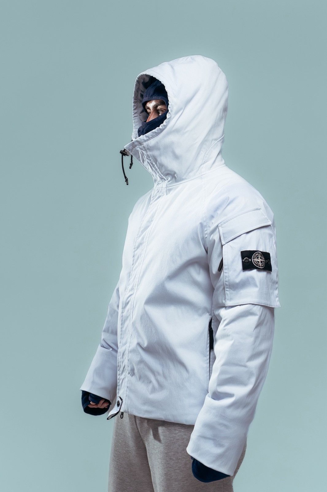 Stone Island Stone Island Ice Jacket Thermosensitive White Blue Size L Size US L / EU 52-54 / 3 - 4 Thumbnail