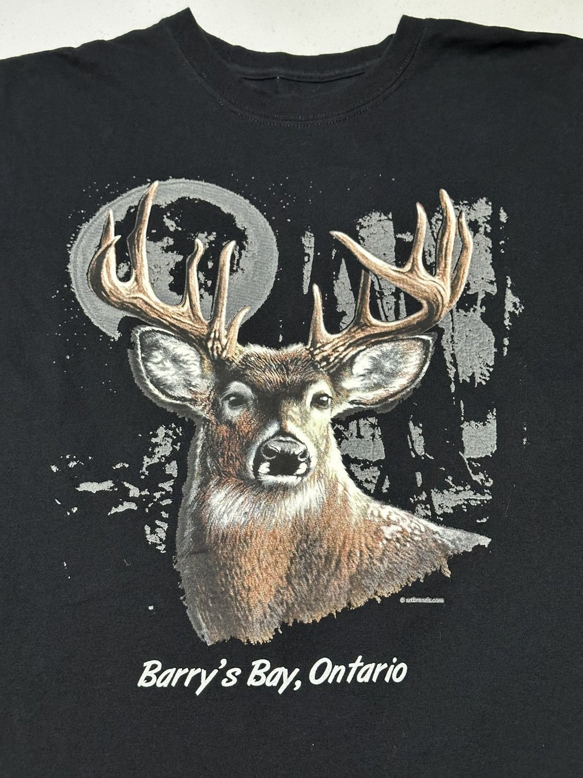 Vintage Vintage deer animal nature graphic T-shirt Size US XL / EU 56 / 4 - 2 Thumbnail