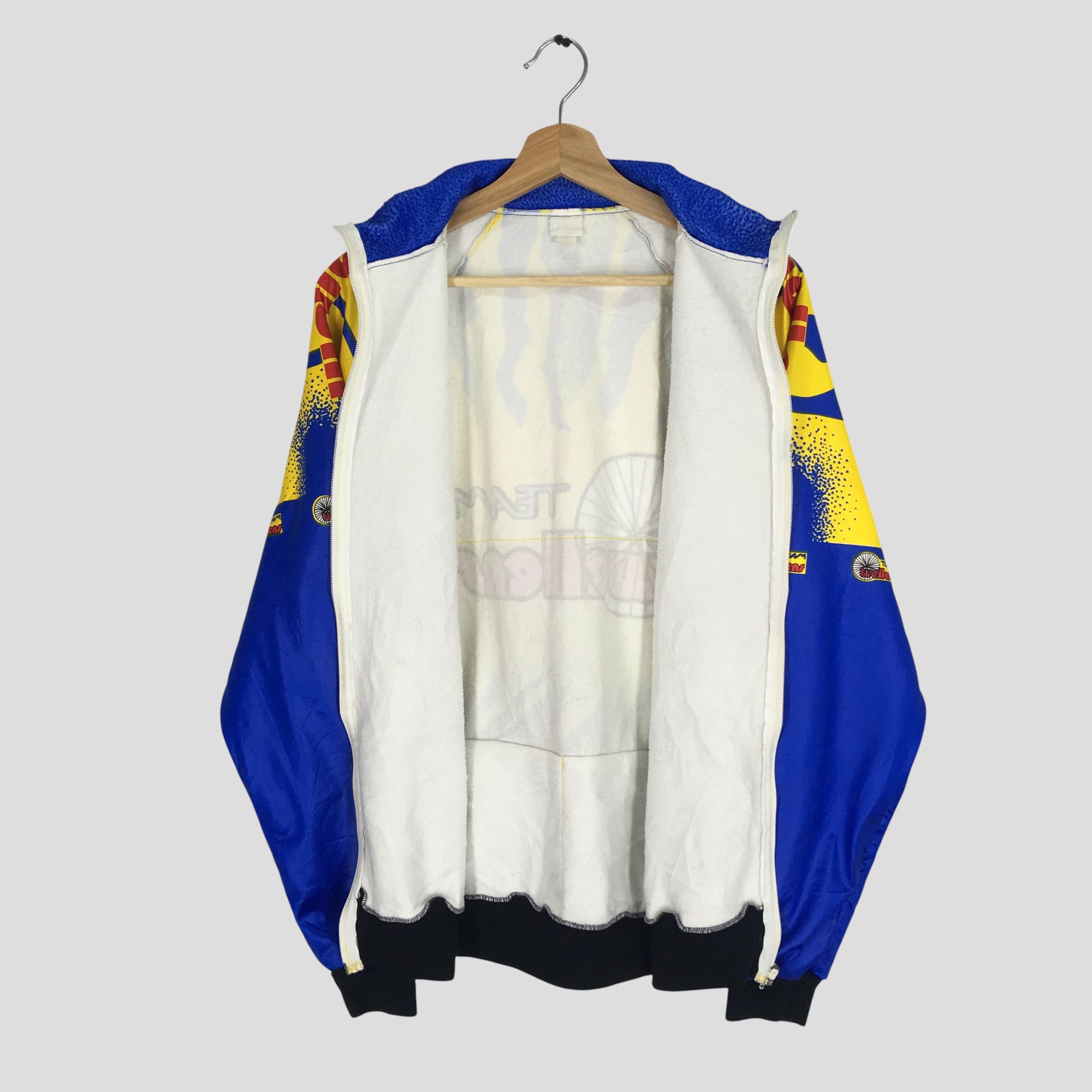 Sports Specialties Vintage 90's Team Wellens Cycling Sport Bomber Jacket Size US M / EU 48-50 / 2 - 2 Thumbnail