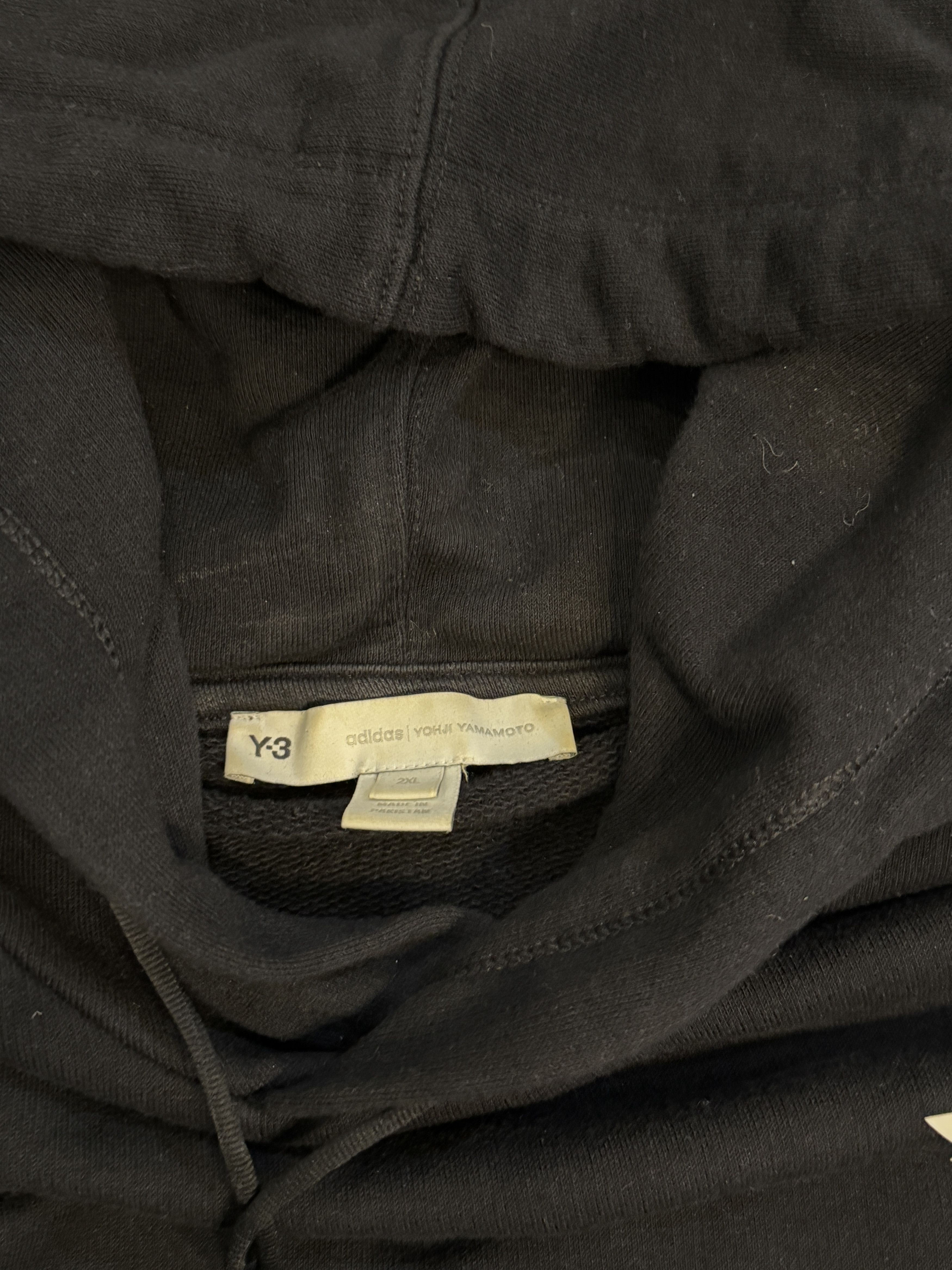 Y-3 Y-3 Black Logo Hoodie Size US XXL / EU 58 / 5 - 2 Thumbnail