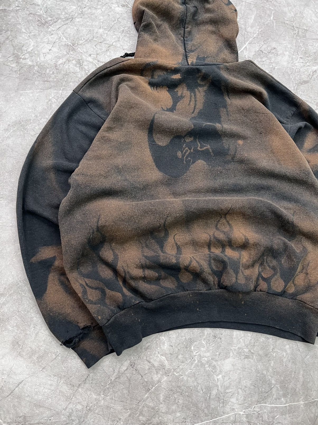 If Six Was Nine CRAZY SUN FADED FLAME BOXY HOODIE LGB STYLE Size US L / EU 52-54 / 3 - 9 Thumbnail
