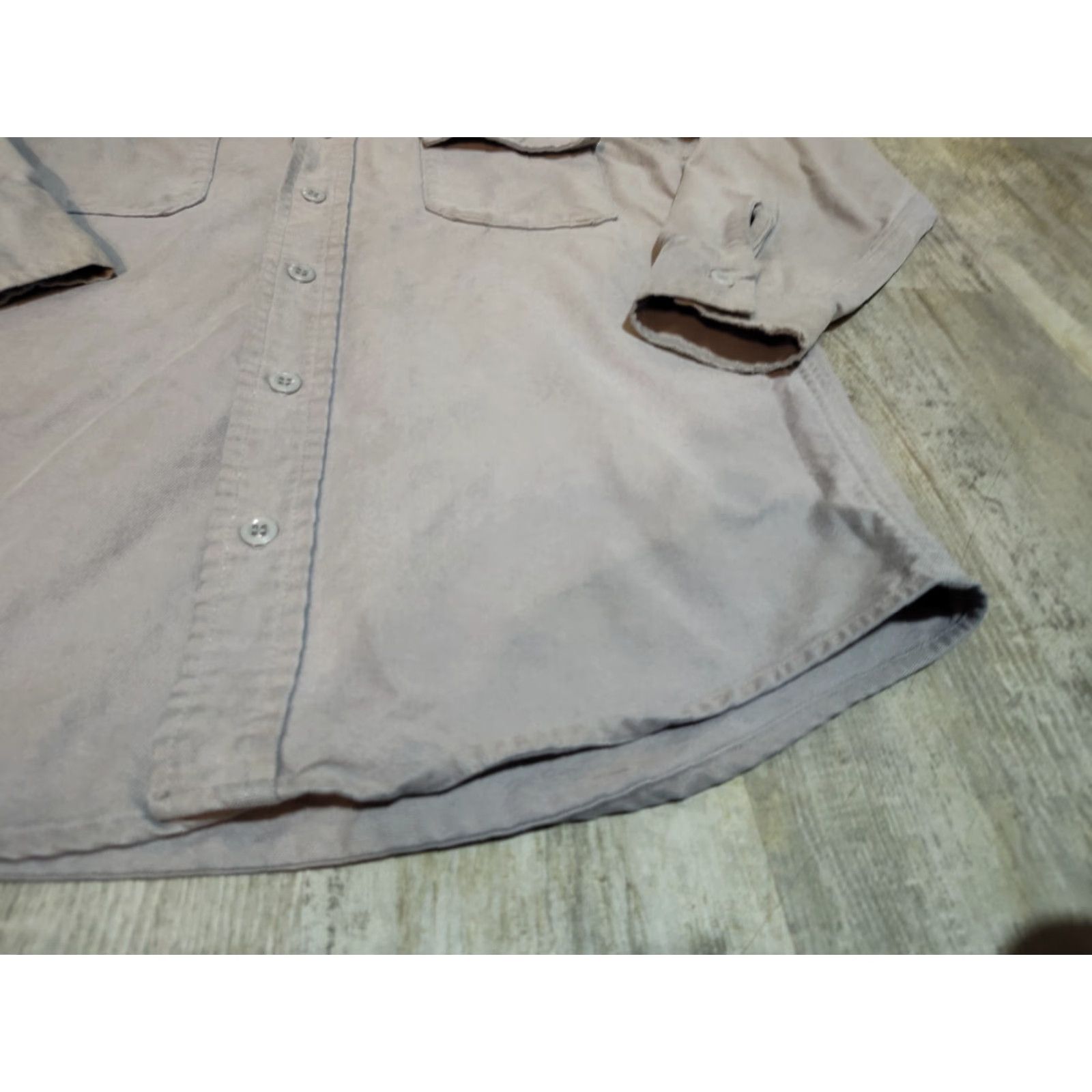 CO VINTAGE Deerskin Melton Shirt Co. Flannel Shirt Men's L Tan Button-Up Outdoor Hunting Size US L / EU 52-54 / 3 - 3 Thumbnail