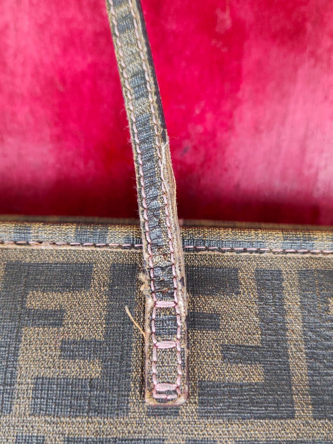 Fendi Fendi Vintage monogram Tote shoulder Bag #SB002DLAL Size ONE SIZE - 7 Thumbnail