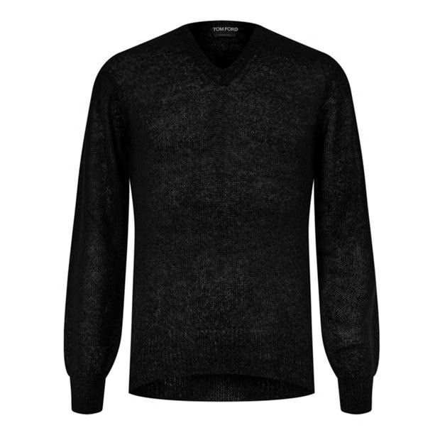 Tom Ford o1g2r1mq0724 Sweaters in Black Size US M / EU 48-50 / 2 - 1 Thumbnail