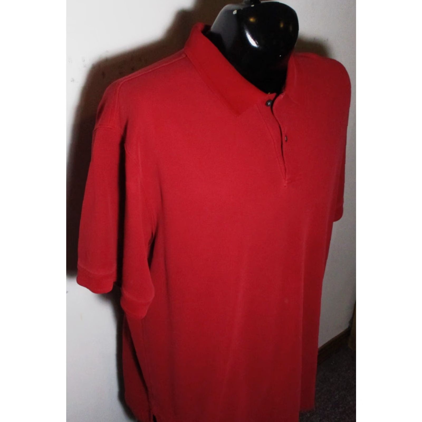 Vintage L.L. BEAN Polo Shirt Burgundy Short Sleeve XL Men’s Classic 100% Cotton V-Neck Button Shirt Polo Shirt Casual Golf Size US XL / EU 56 / 4 - 3 Thumbnail