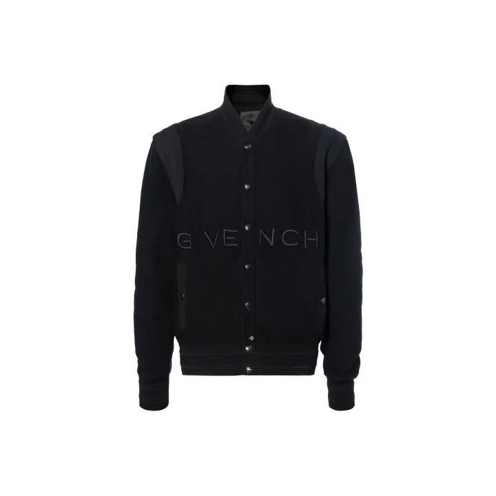 Givenchy Givenchy Givenchy SS23 Black Embroidered Pilot Jacket -250 Size US S / EU 44-46 / 1 - 1 Thumbnail