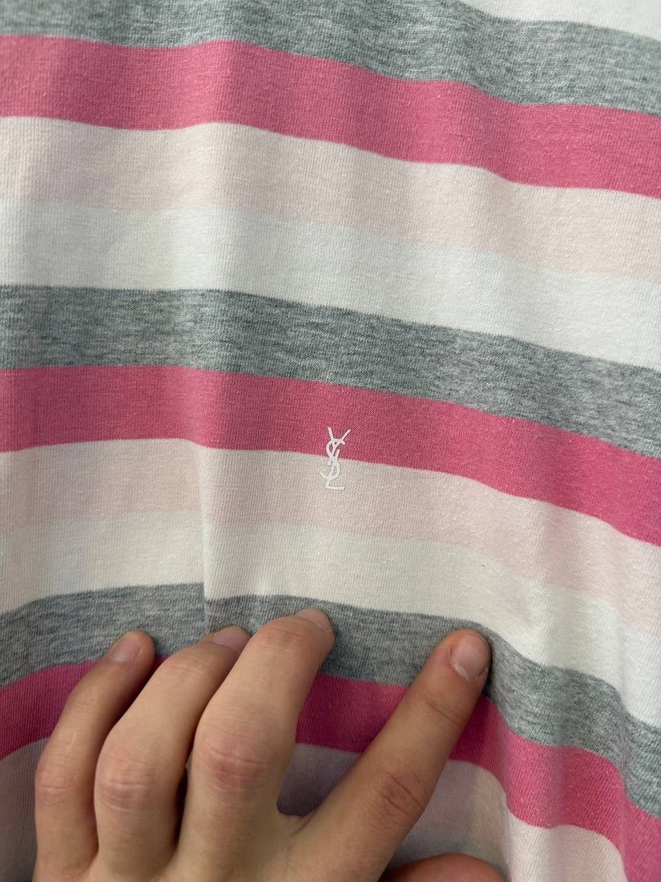 Yves Saint Laurent Vintage Yves Saint Laurent YSL Tee Embroidered logo 90’s Size US XL / EU 56 / 4 - 9 Thumbnail