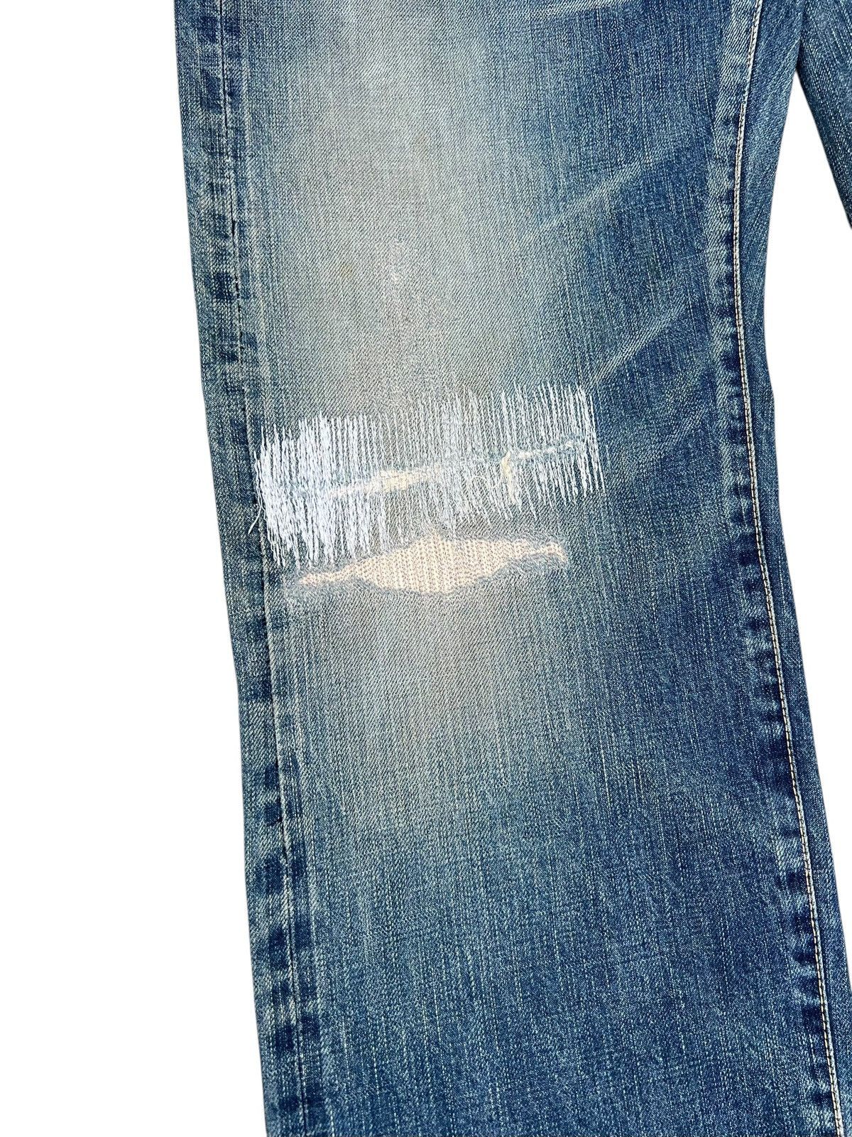 Shellac Vintage Acoustic Japan Hidden Rivet Mud Denim Selvedge Jeans Size US 30 / EU 46 - 9 Thumbnail