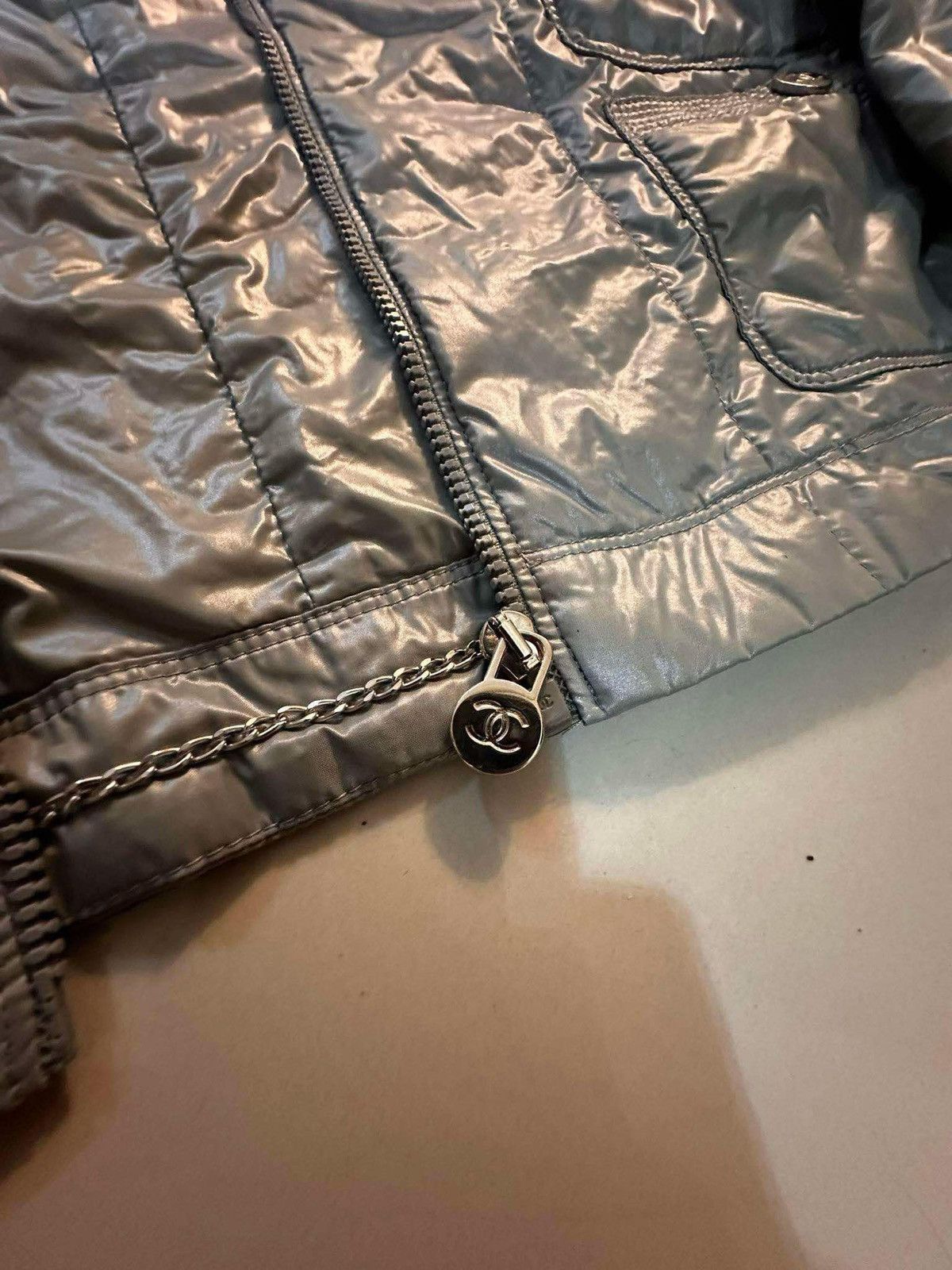 Chanel × Designer Chanel Nylon Down Jacket Size XS / US 0-2 / IT 36-38 - 4 Thumbnail