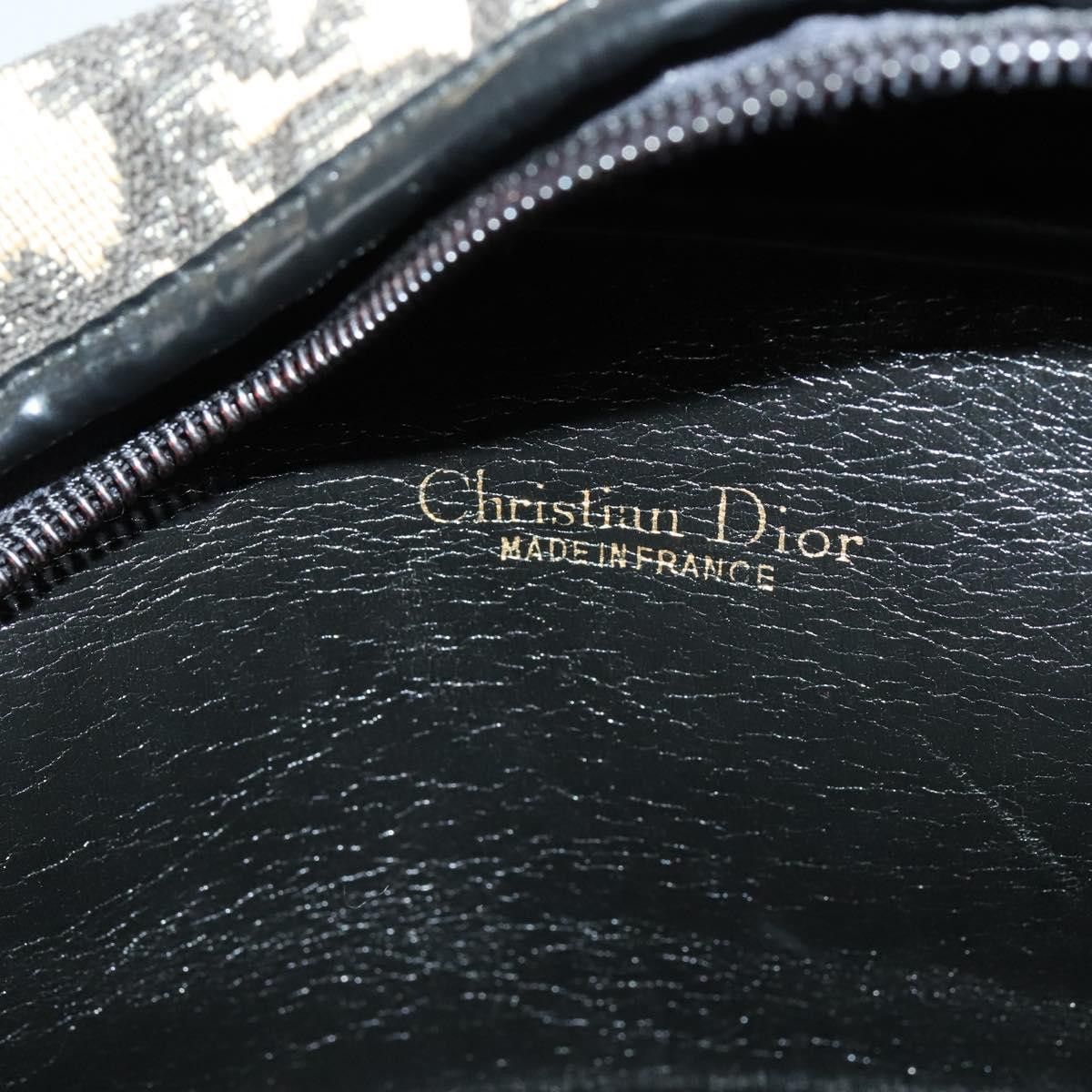 Dior DIOR Trotter Canvas Shoulder Bag Black Size ONE SIZE - 14 Thumbnail