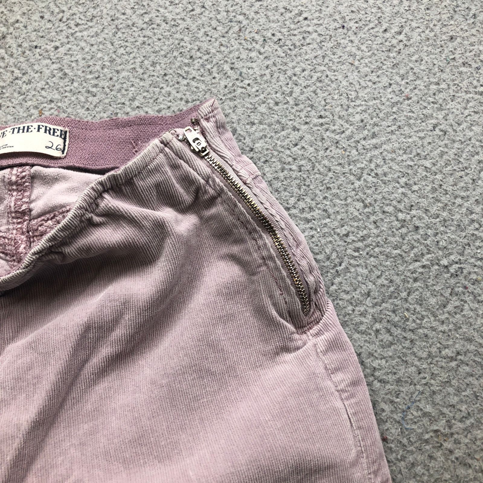 Other We the Free People Jenny Corduroy Flare Pants Womens 26 Pink Size 26" / US 2 / IT 38 - 6 Thumbnail
