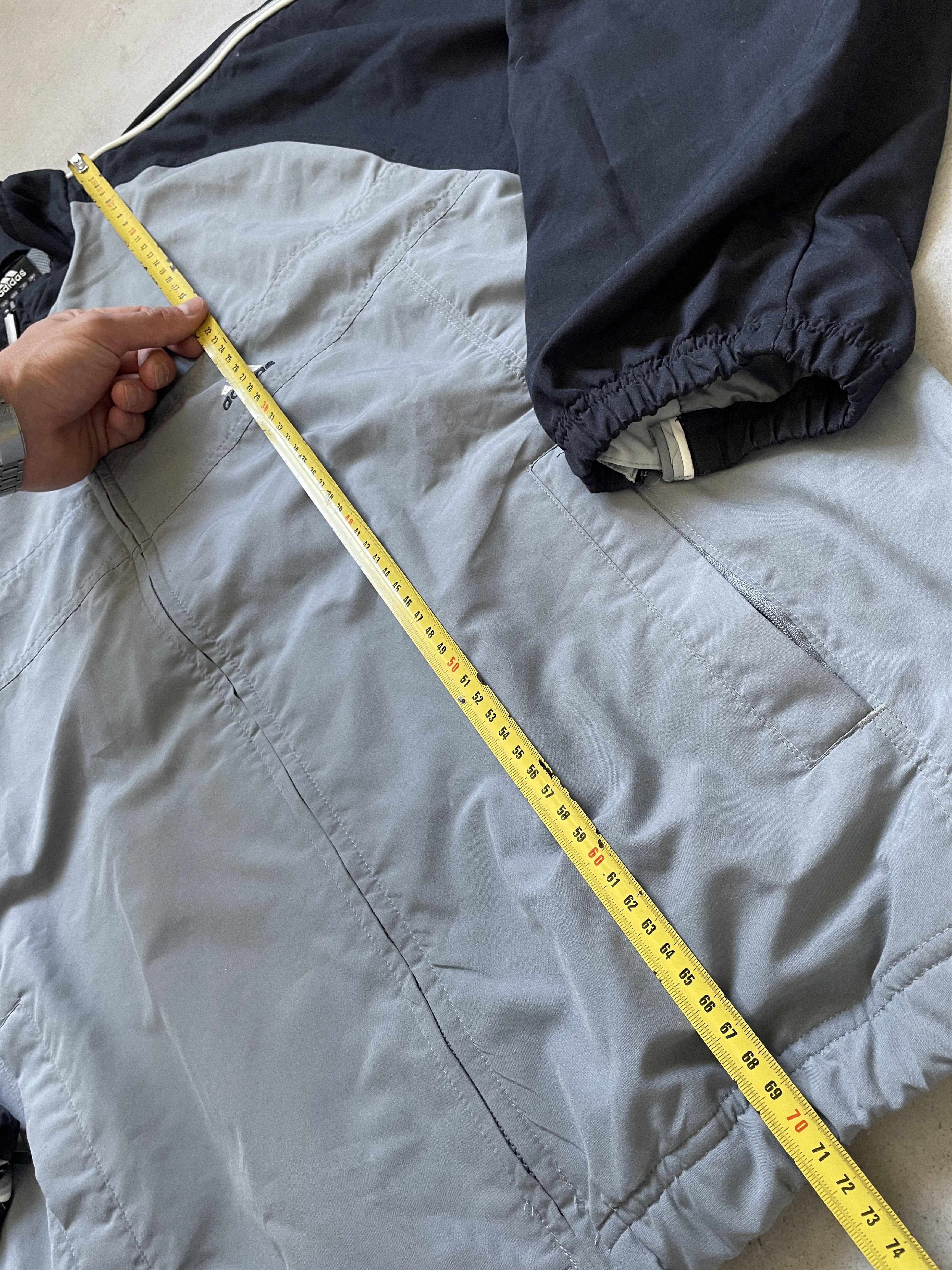 Adidas Y2K ADIDAS GREY BLACK BLOKECORE TRACKSUIT Size US XL / EU 56 / 4 - 7 Thumbnail