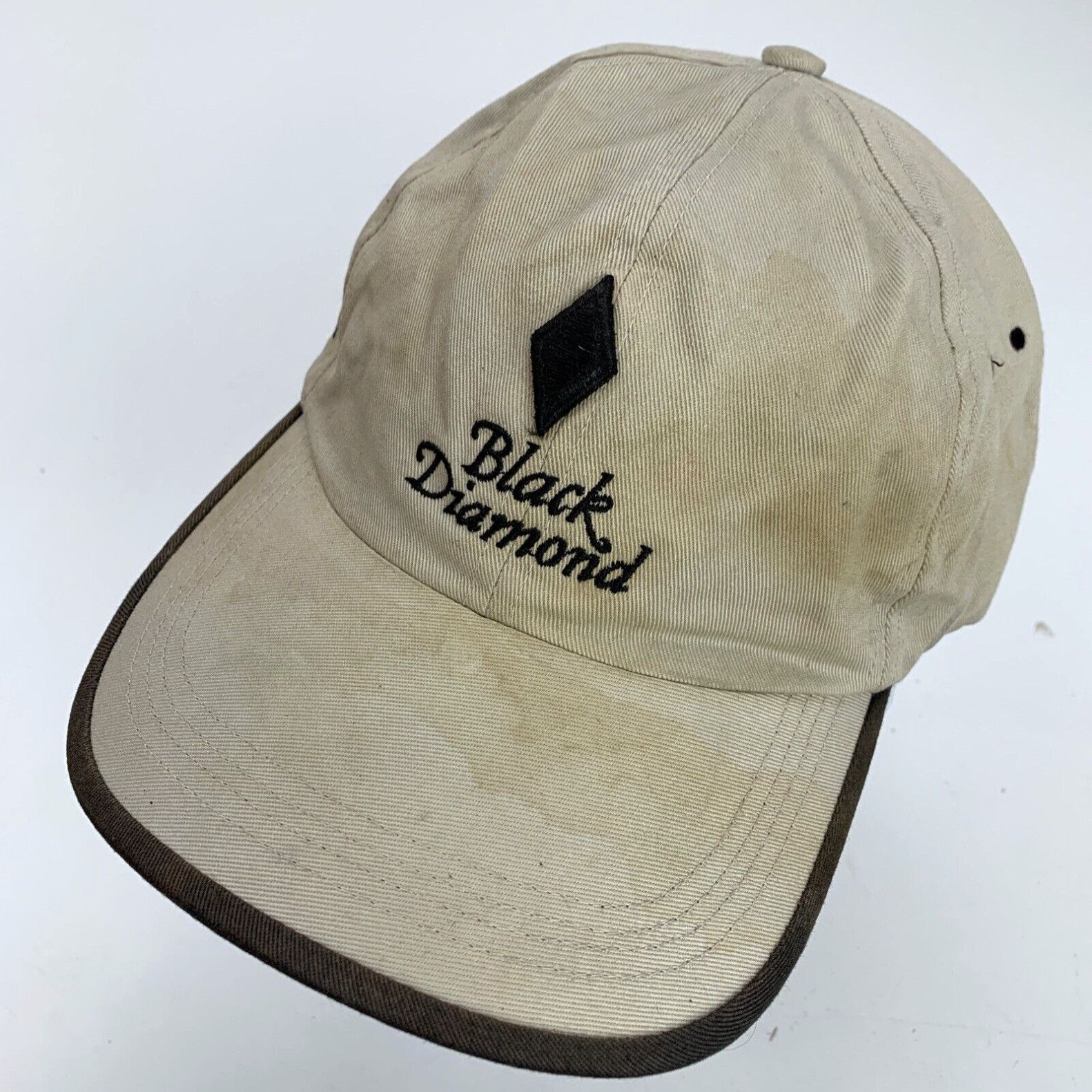 Vintage Black Diamond Quarry Ranch Ball Cap Hat Adjustable Baseball