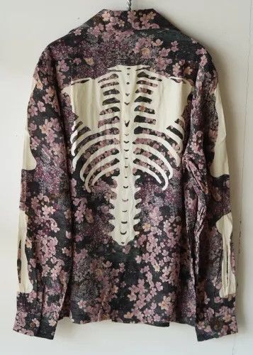 Kapital kapital Rayon Sakura BONE Rangle Collar Shirt Size US M / EU 48-50 / 2 - 2 Thumbnail