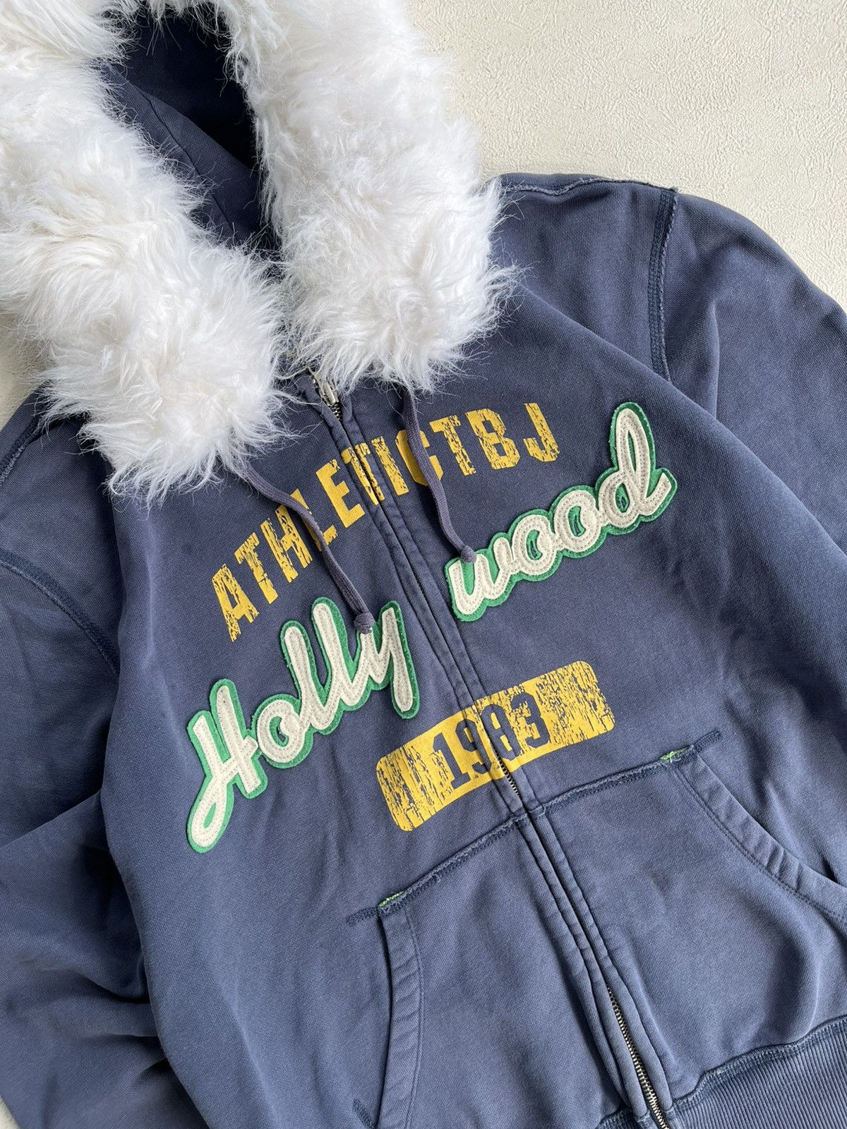 Hysteric Glamour Y2K Japanese Tbj Jeans Zip Up Fur Hoodie Hysteric Style Size US L / EU 52-54 / 3 - 5 Thumbnail