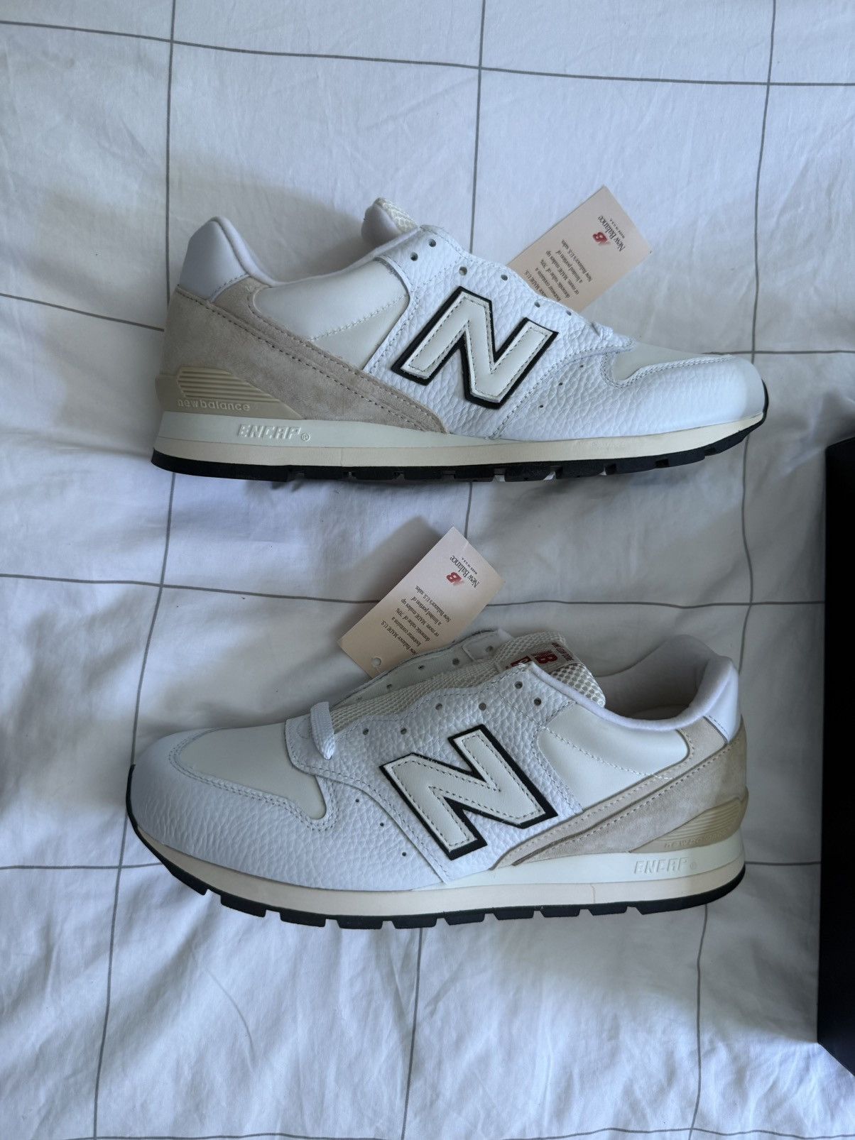 Aime Leon Dore NEW BALANCE AIMÉ LEON DORE X 996 MADE IN USA \'WHITE\' Size 11 No One Noticed ALD Drop Its New Balance 996 Shoe Collab main image 4