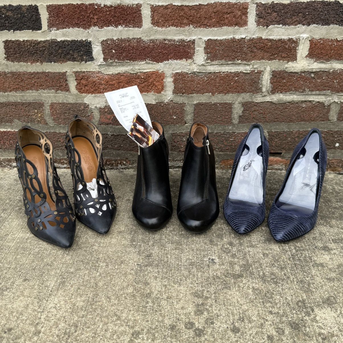 Lot of 3 Heels Size 8 – Nine West Miz Mooz Steve Madden