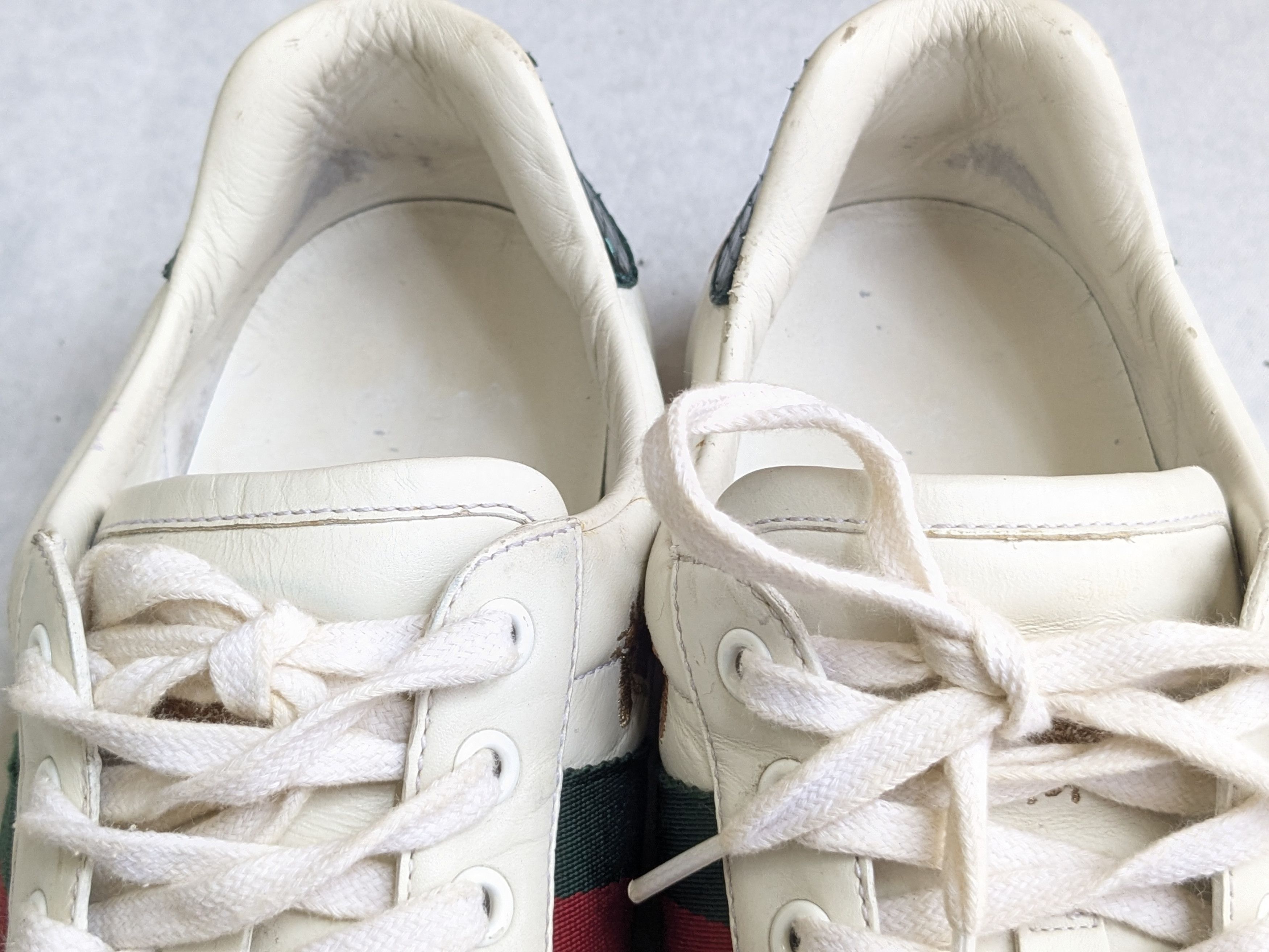 Gucci Gucci Ace Sneakers White Stats Bee 7.5 Low Tops Size US 7.5 / EU 40-41 - 7 Thumbnail