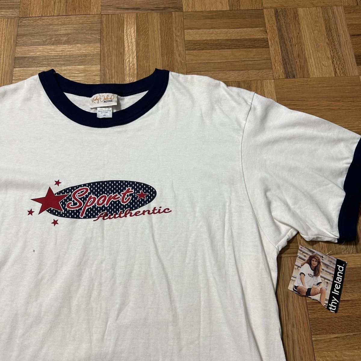Vintage Vintage Kathy Ireland ringer tee Size US M / EU 48-50 / 2 - 3 Thumbnail