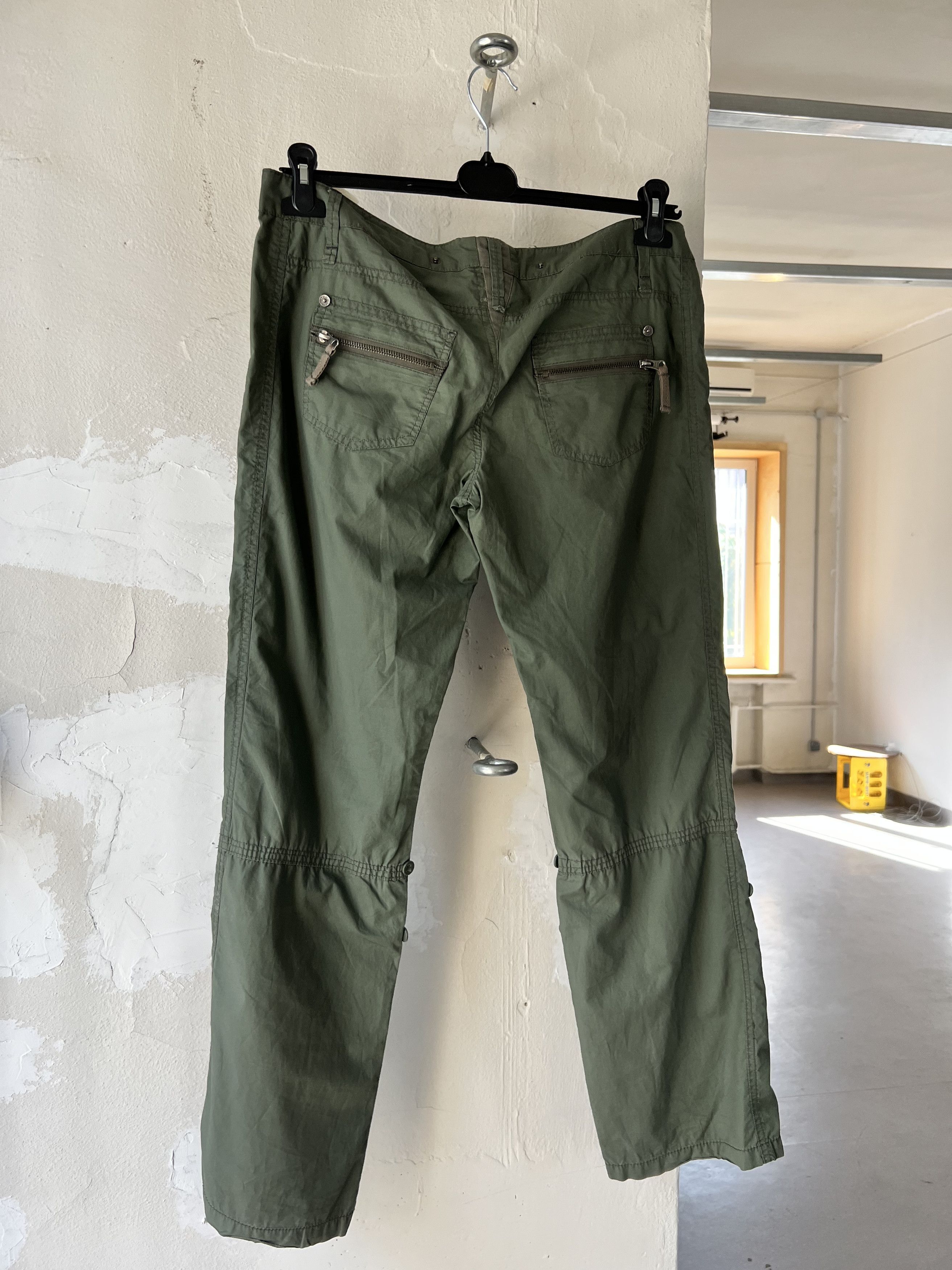 Pedro Garcia Garcia Vintage Nylon Khaki Cargo Pants Size 34" / US 12 / IT 48 - 3 Thumbnail