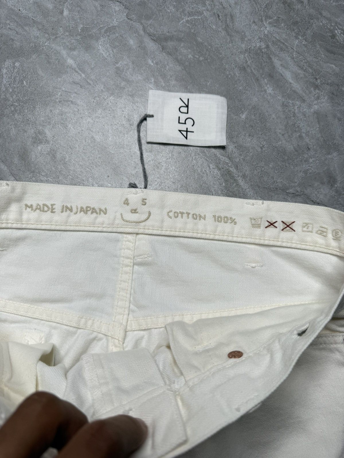 45rpm 45RPM RYE MUGI DENIM CROSSOVER JEANS Size US 28 / EU 44 - 13 Thumbnail