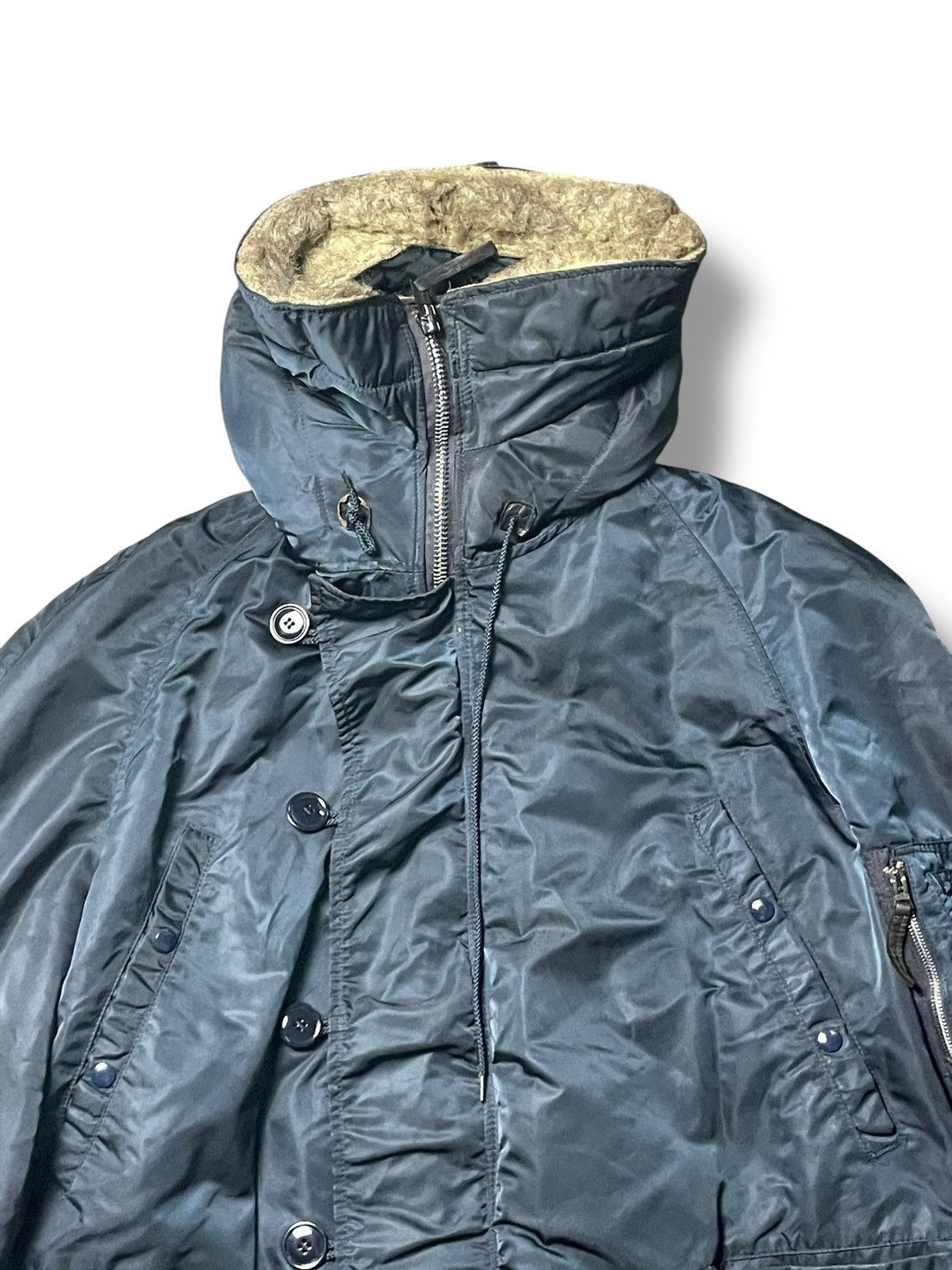 Alpha Industries × Vintage Vintage Alpha Industries Military Jacket (44) Size US XL / EU 56 / 4 - 4 Thumbnail