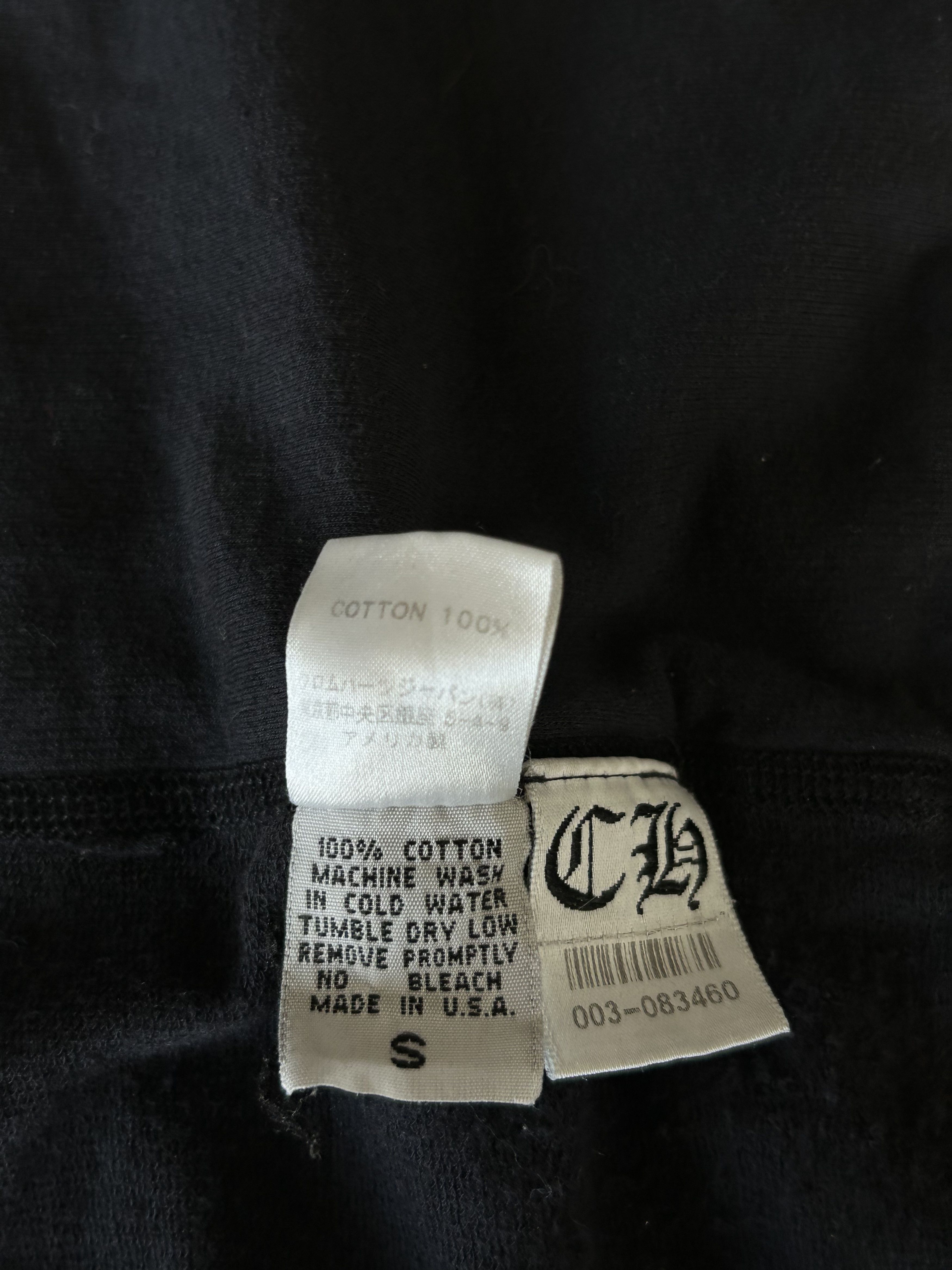 Chrome Hearts Chrome Hearts Black & White Cross Logo Hoodie Size US S / EU 44-46 / 1 - 5 Thumbnail