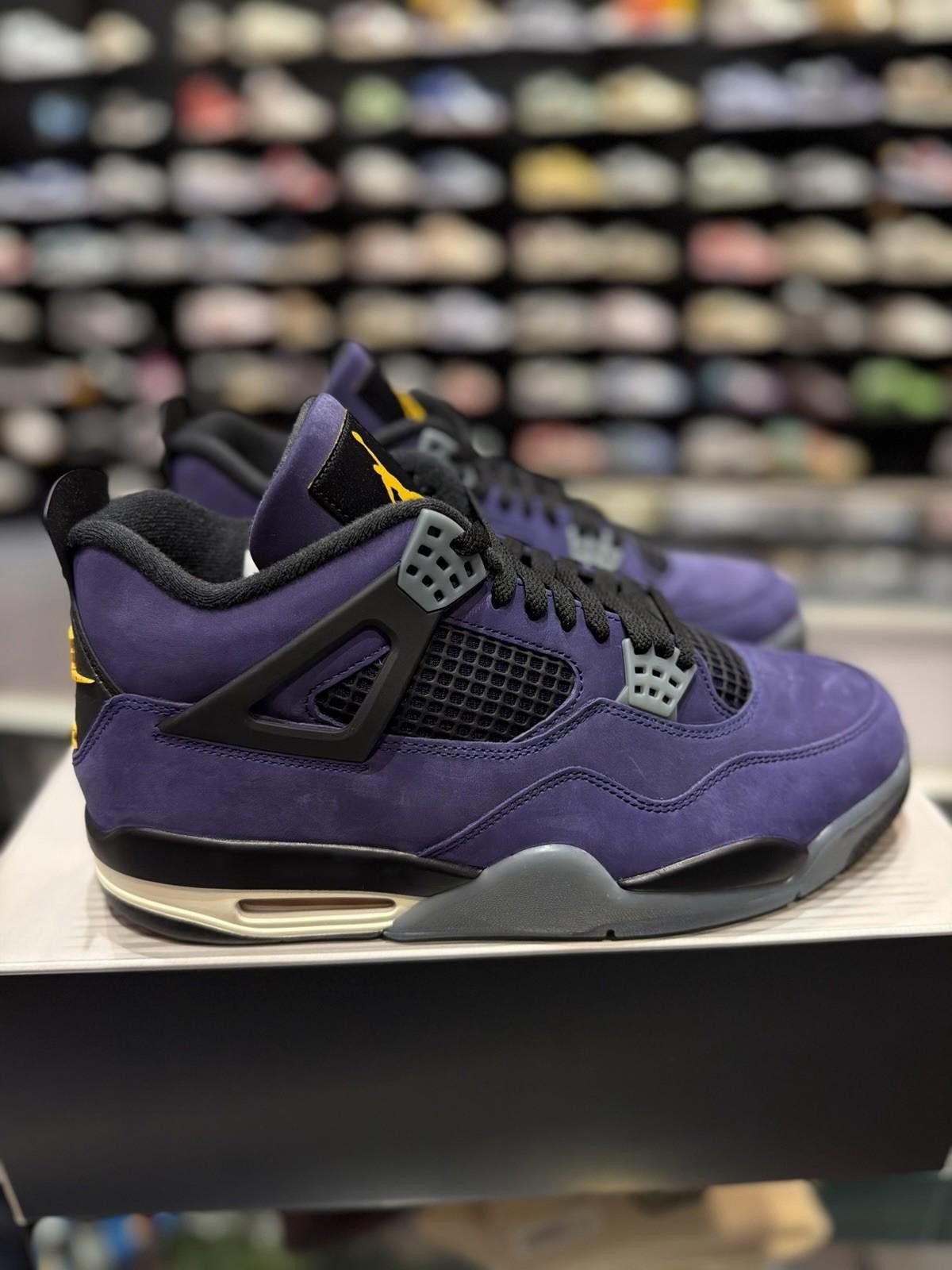 Jordan Brand Air Jordan 4 Retro Lakers "Imperial Purple" FV5029-500 (7.5) Size US 7.5 / EU 40-41 - 4 Thumbnail