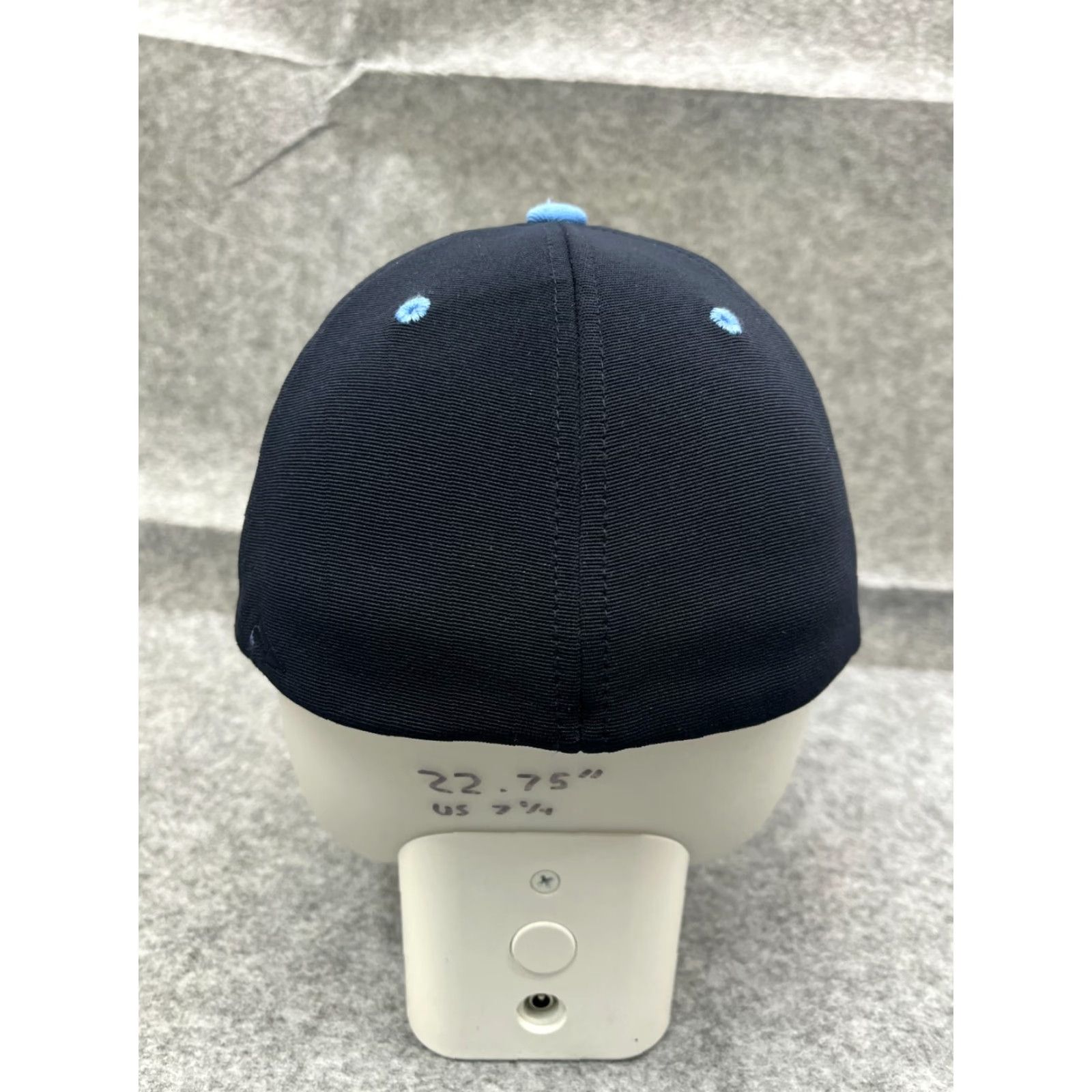 Vintage VINTAGE Pacific Headwear Hat Cap Fitted Adult 7 3/8 Blue Black Polyester Blend Logo G Dome Baseball Cap Mens Size ONE SIZE - 6 Thumbnail