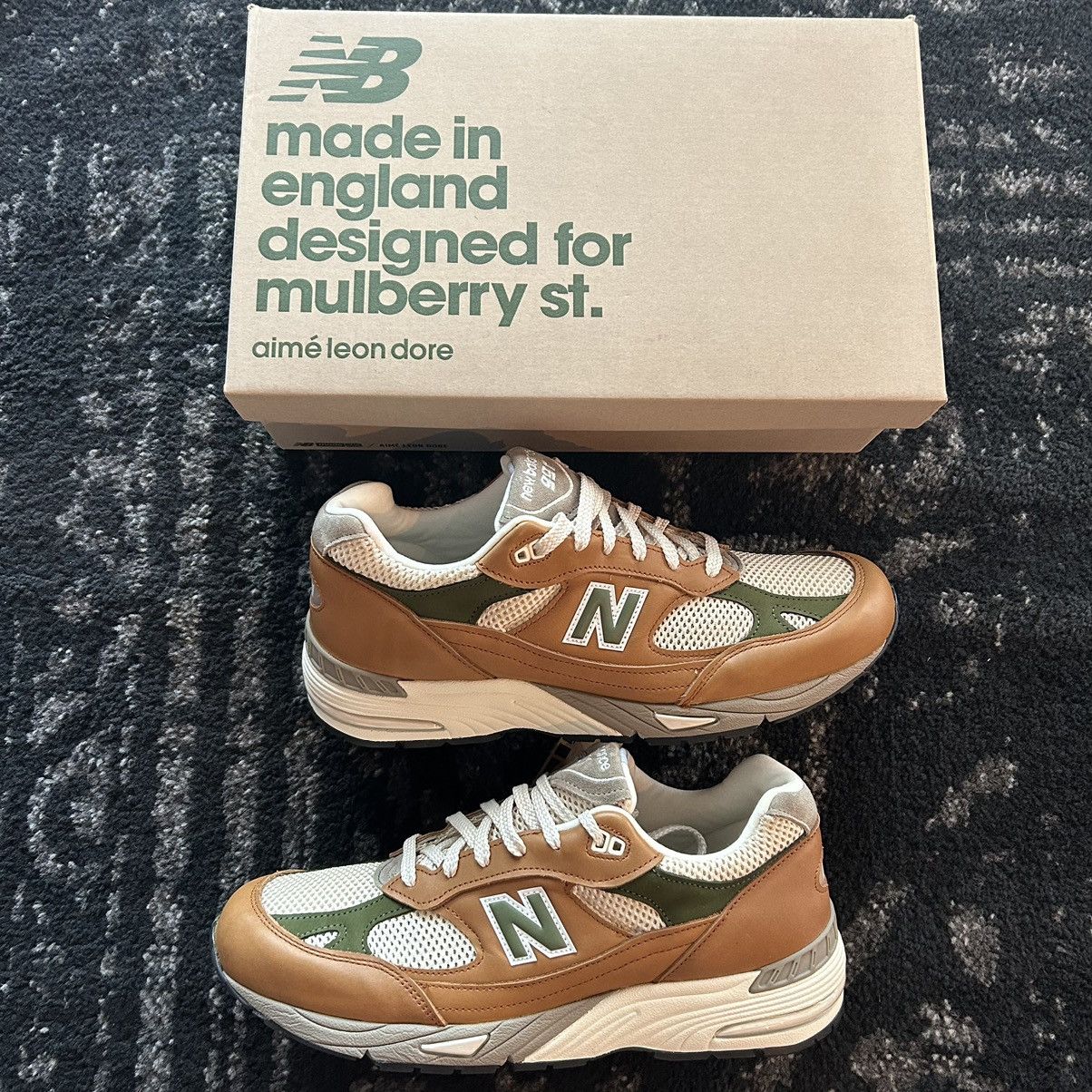 new balance 991 aime leon dore miuk tan