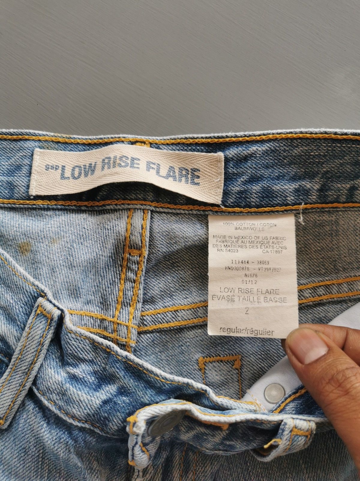 Vintage Flare Bootcut Washed Blue Vintage Gap Jeans Size US 28 / EU 44 - 7 Thumbnail