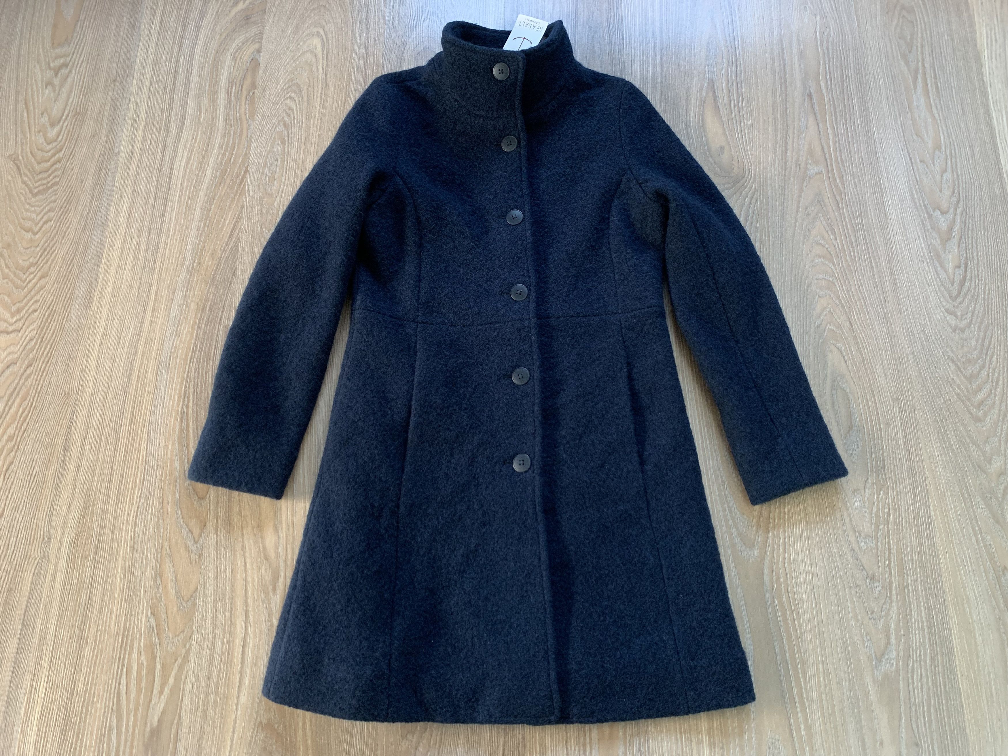 Other Seasalt Cornwall Women's Boiled Wool Coat Size L / US 10 / IT 46 - 3 Thumbnail