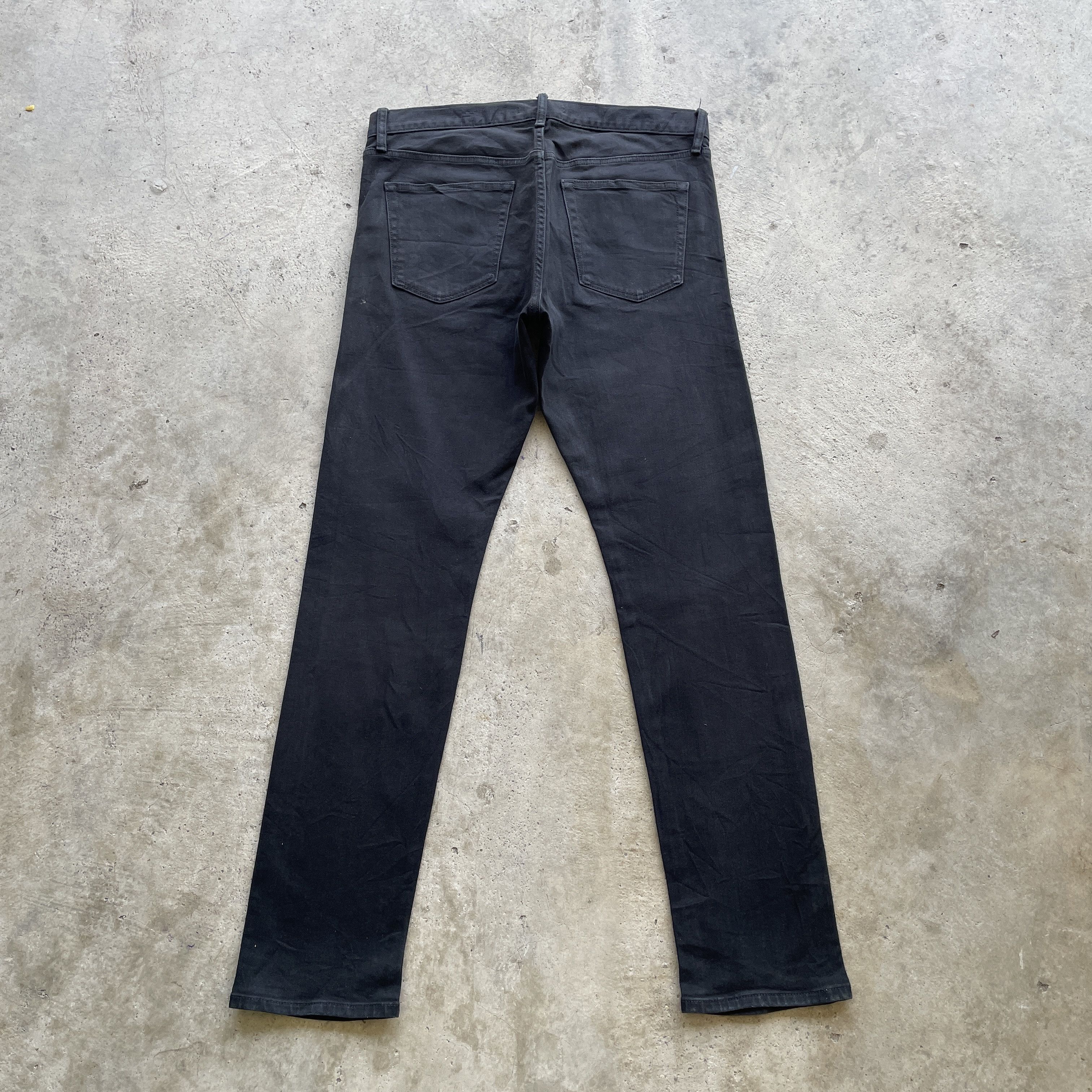 Japanese Brand Vintage Japanese Black Skinny Jeans Distressed Denim Pants Size US 34 / EU 50 - 10 Thumbnail