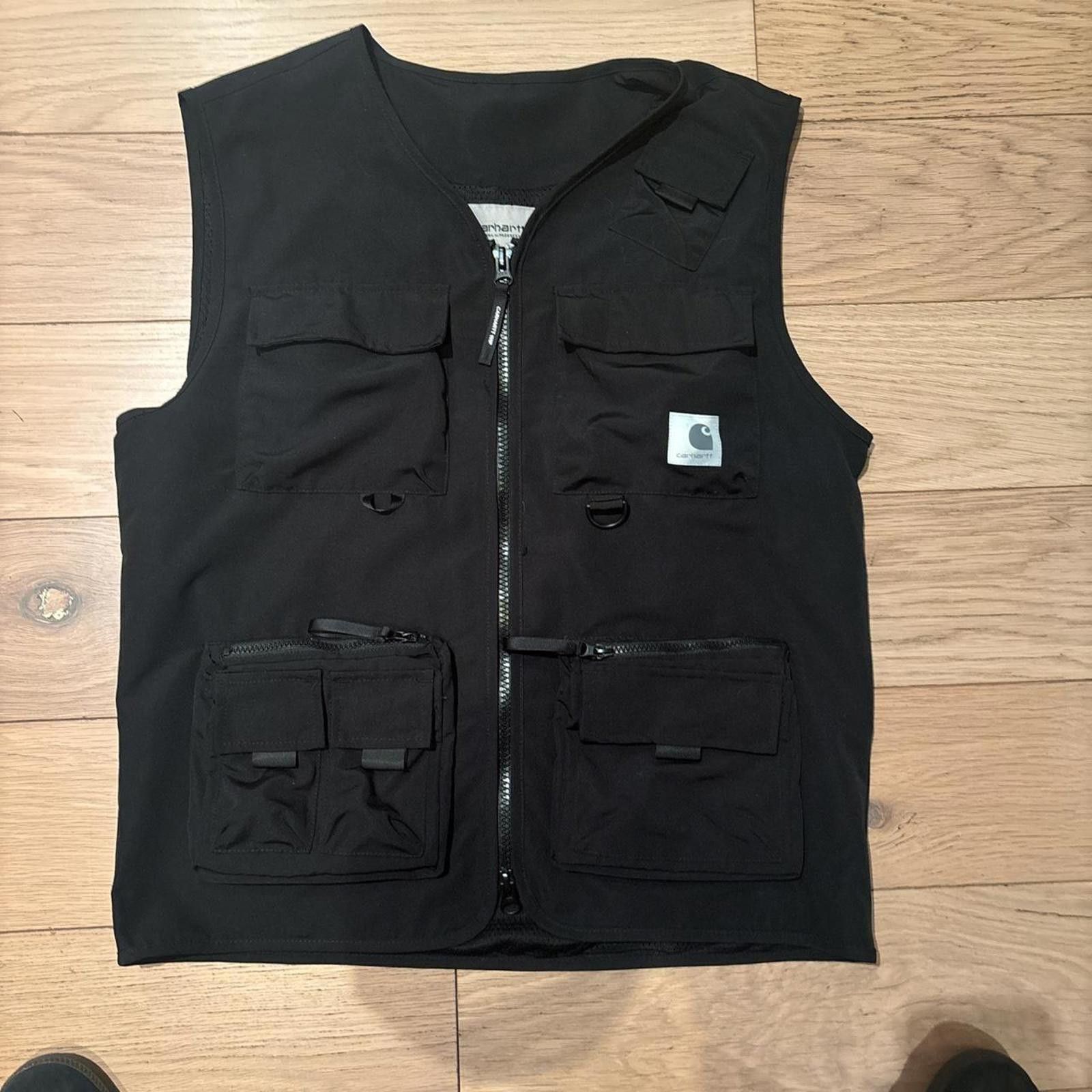 Carhartt Wip Carhartt WIP black utility vest. Size US L / EU 52-54 / 3 - 3 Thumbnail