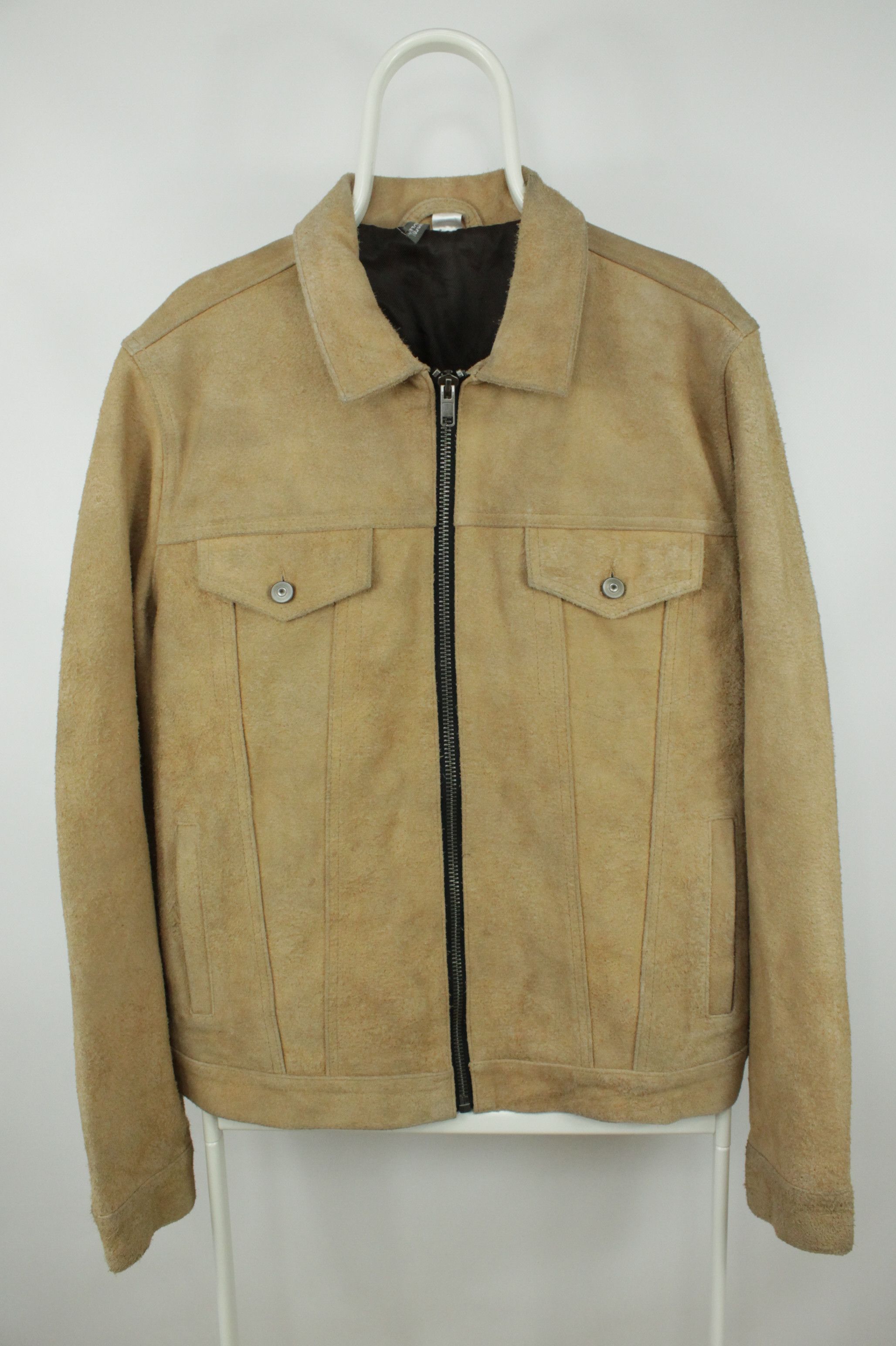 H&M H&M Suede Camel Leather Jacket Size US L / EU 52-54 / 3 - 4 Thumbnail